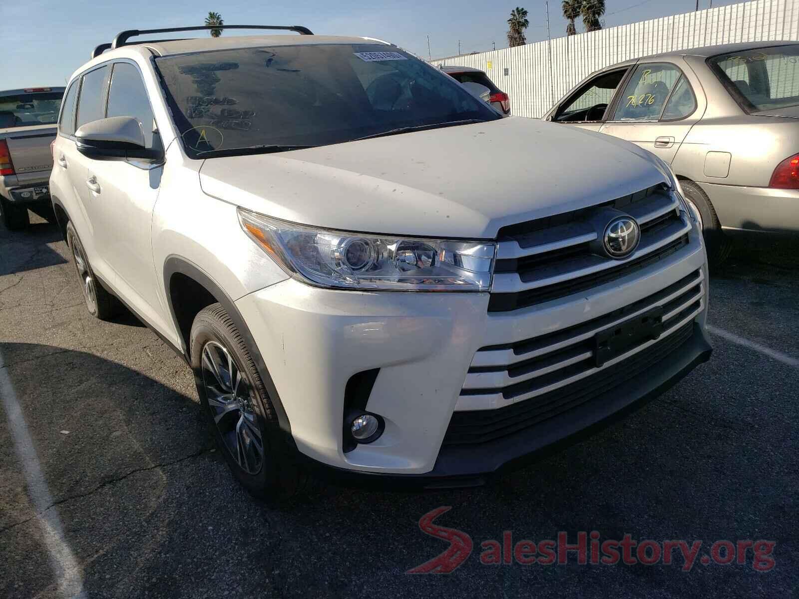 5TDZZRFH9KS327415 2019 TOYOTA HIGHLANDER