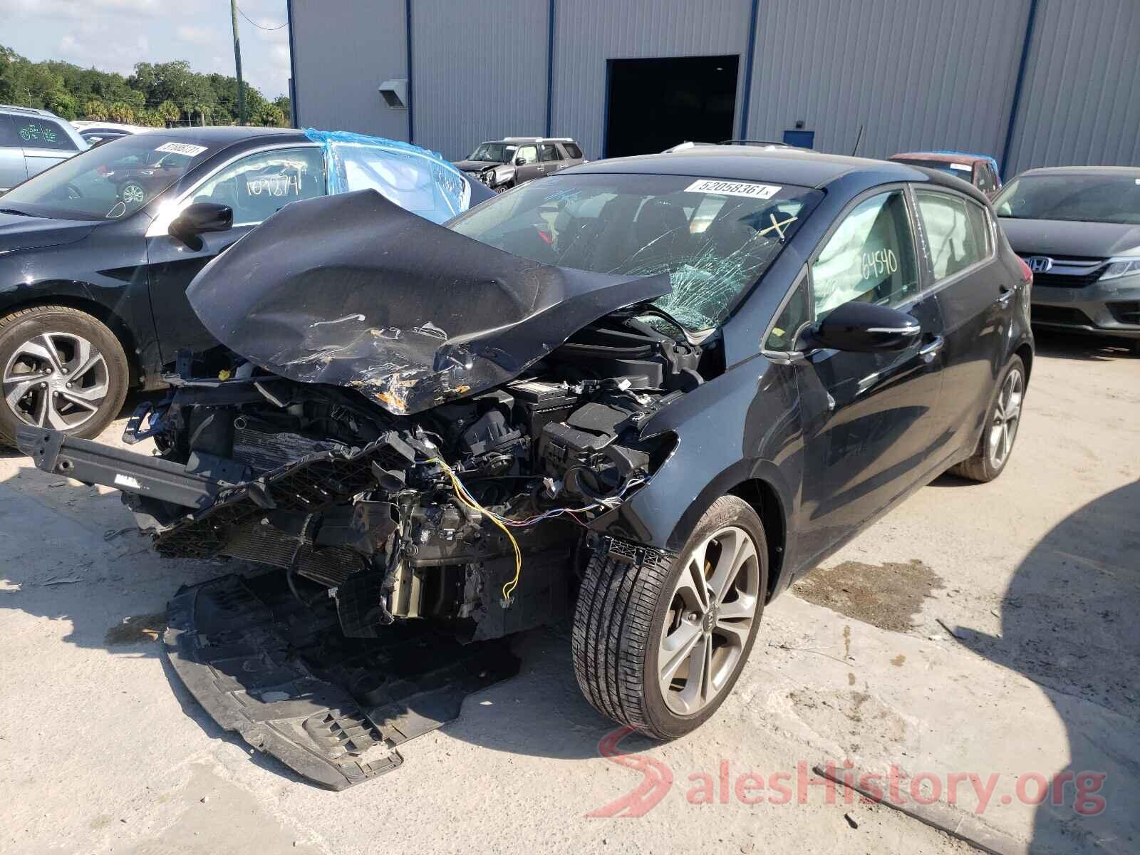 KNAFX5A8XG5593058 2016 KIA FORTE