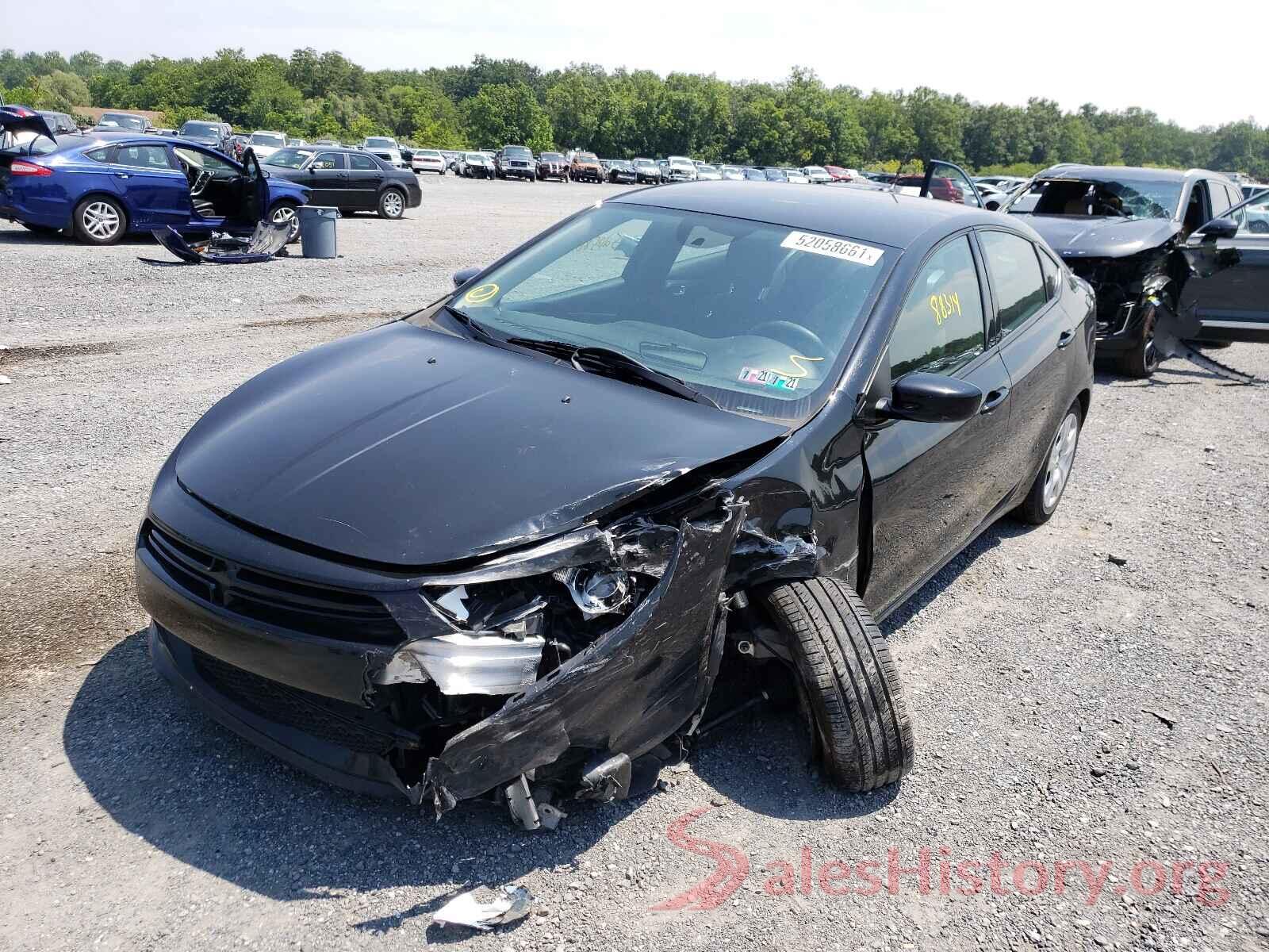 1C3CDFAA6GD540603 2016 DODGE DART