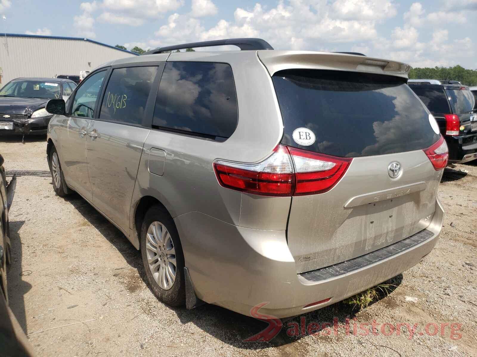 5TDYK3DC3GS729605 2016 TOYOTA SIENNA