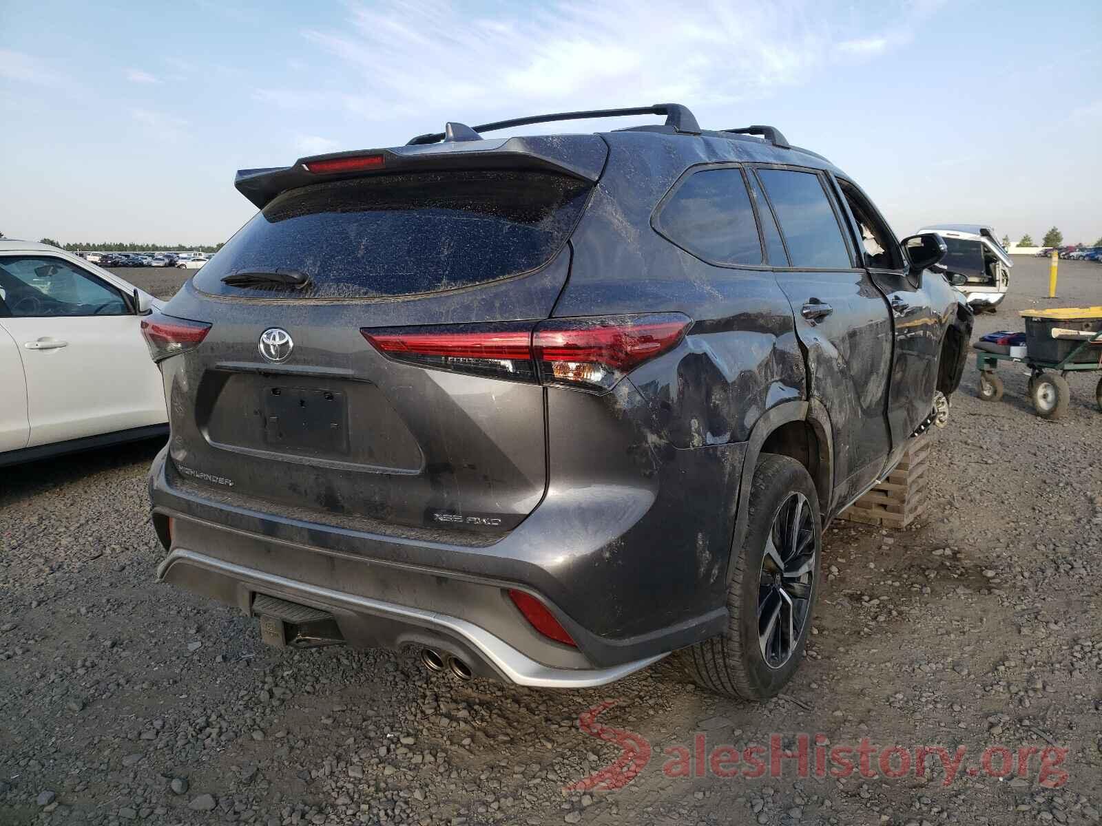 5TDLZRBH6MS113576 2021 TOYOTA HIGHLANDER