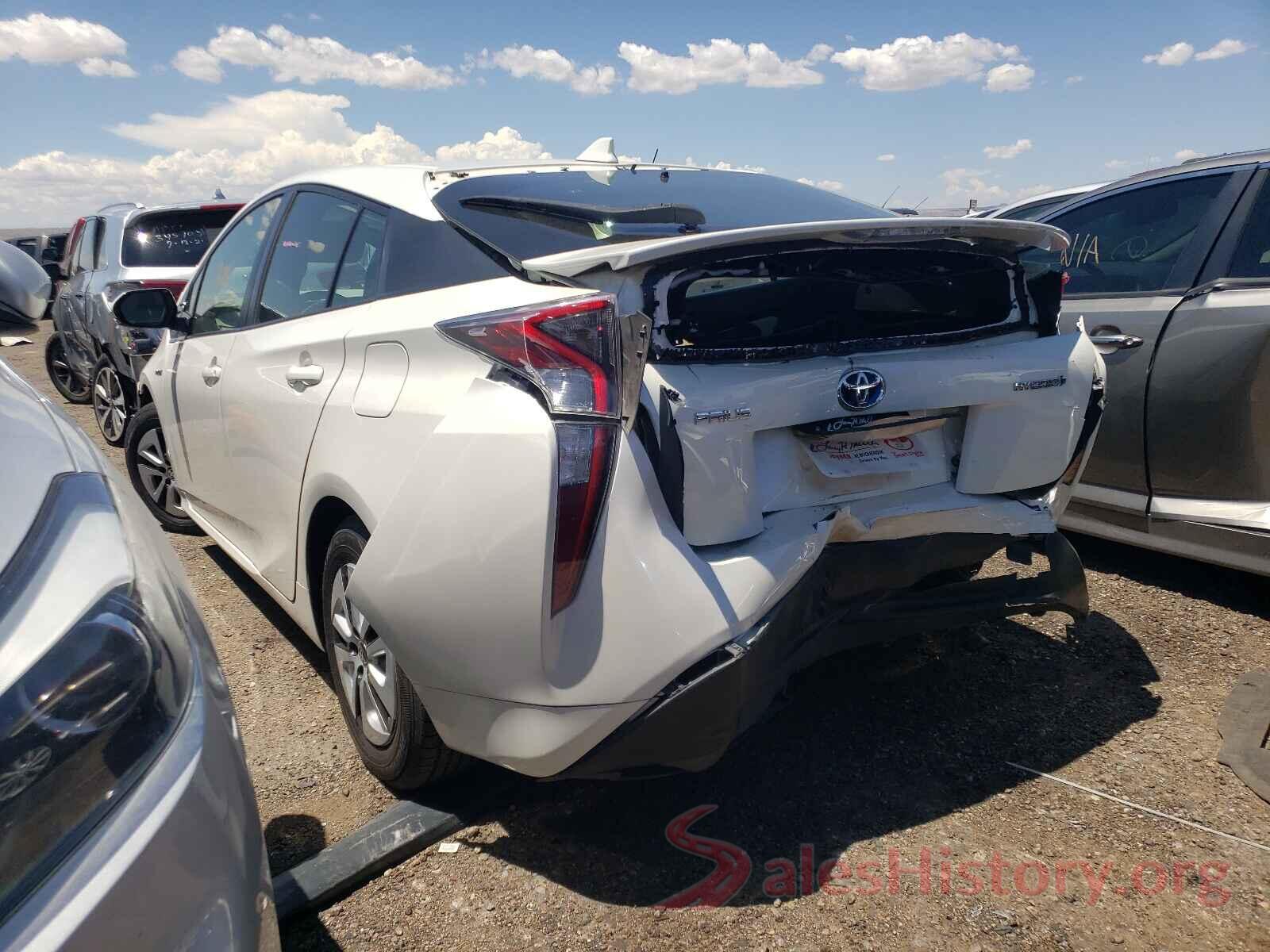 JTDKARFU7G3000994 2016 TOYOTA PRIUS