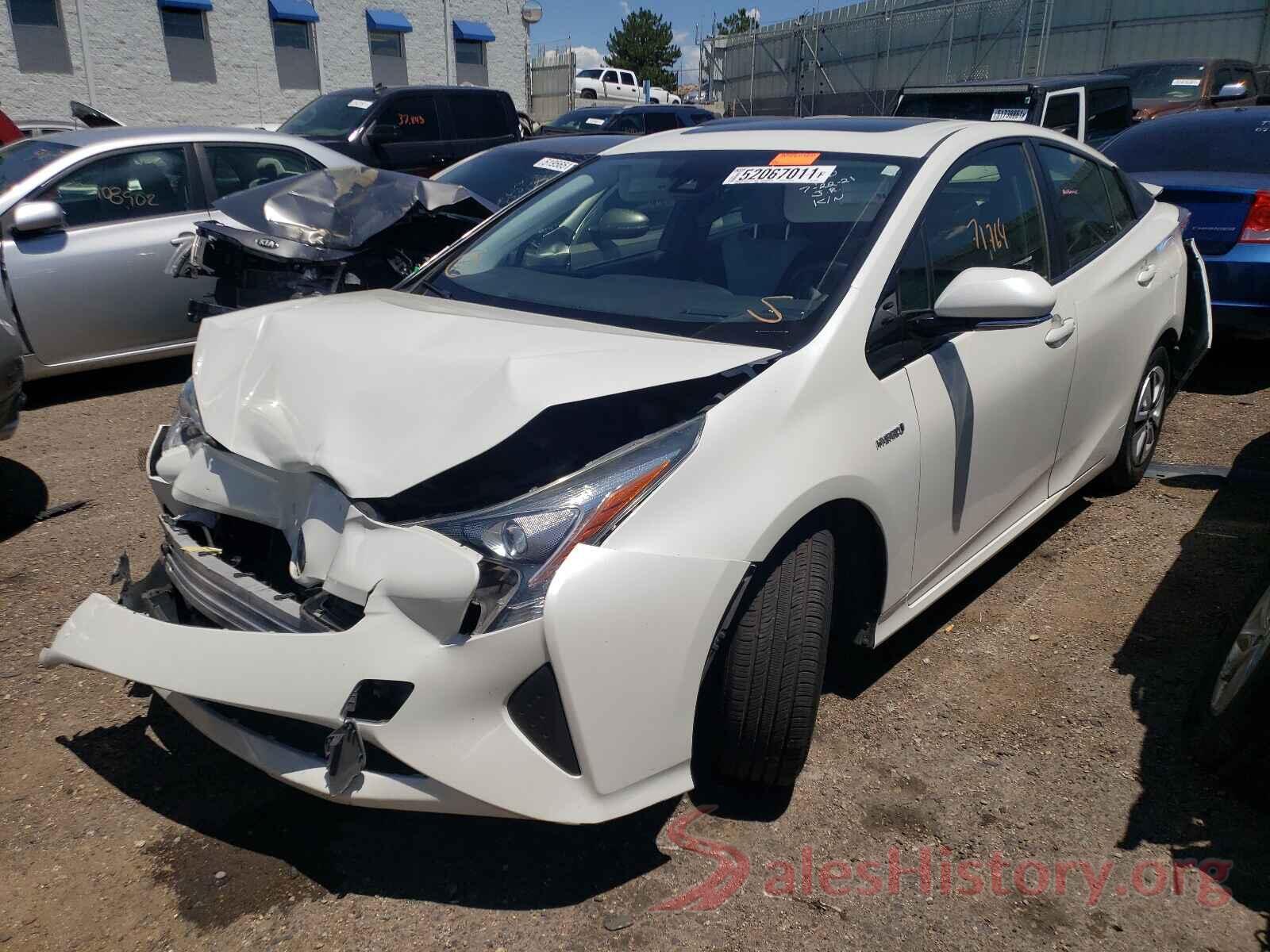 JTDKARFU7G3000994 2016 TOYOTA PRIUS