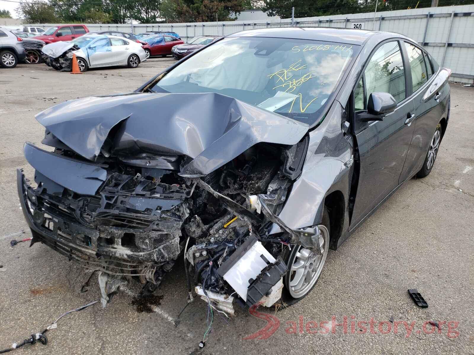 JTDKAMFP2M3172410 2021 TOYOTA PRIUS