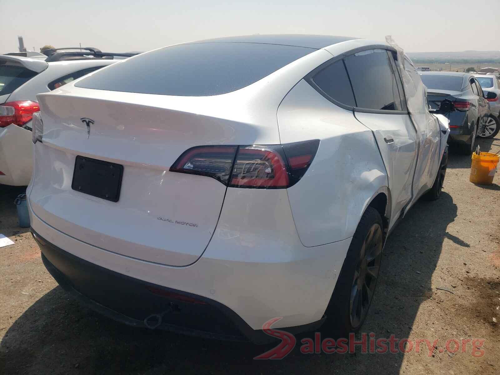 5YJYGDEE2MF186772 2021 TESLA MODEL Y