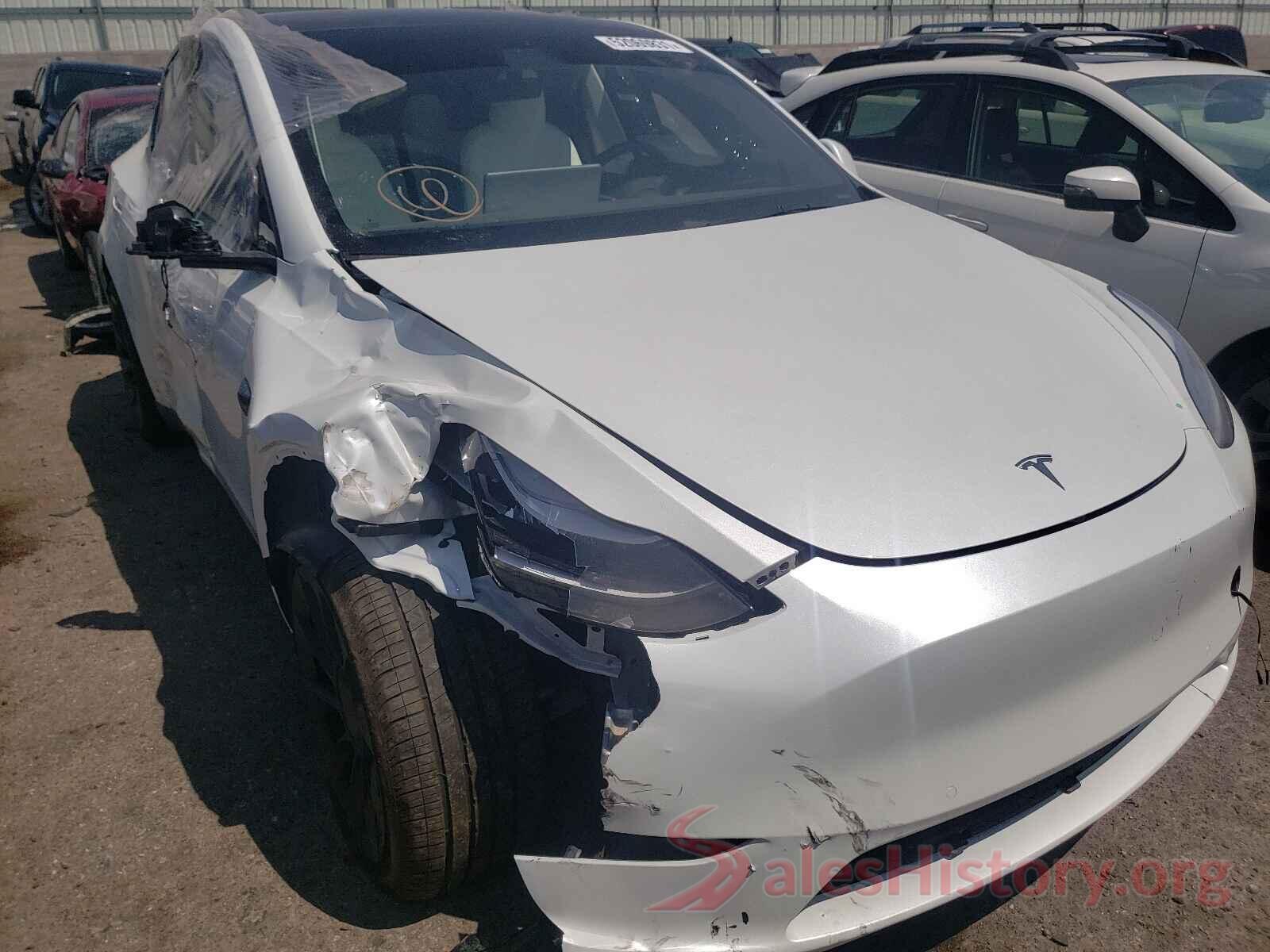 5YJYGDEE2MF186772 2021 TESLA MODEL Y