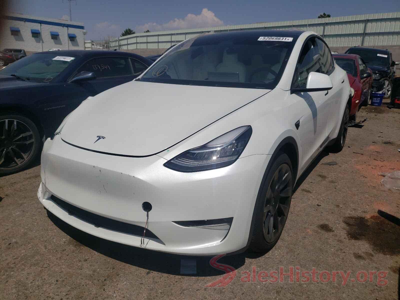 5YJYGDEE2MF186772 2021 TESLA MODEL Y