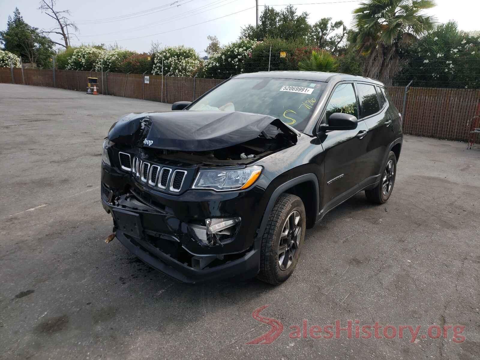 3C4NJDAB7JT190734 2018 JEEP COMPASS