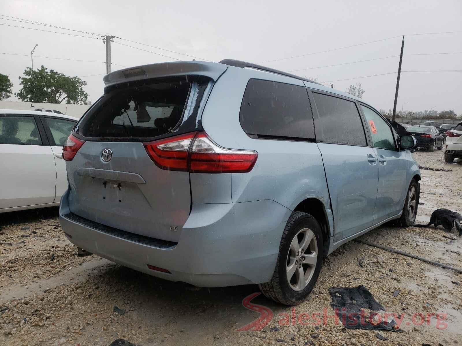 5TDKZ3DC4HS845494 2017 TOYOTA SIENNA