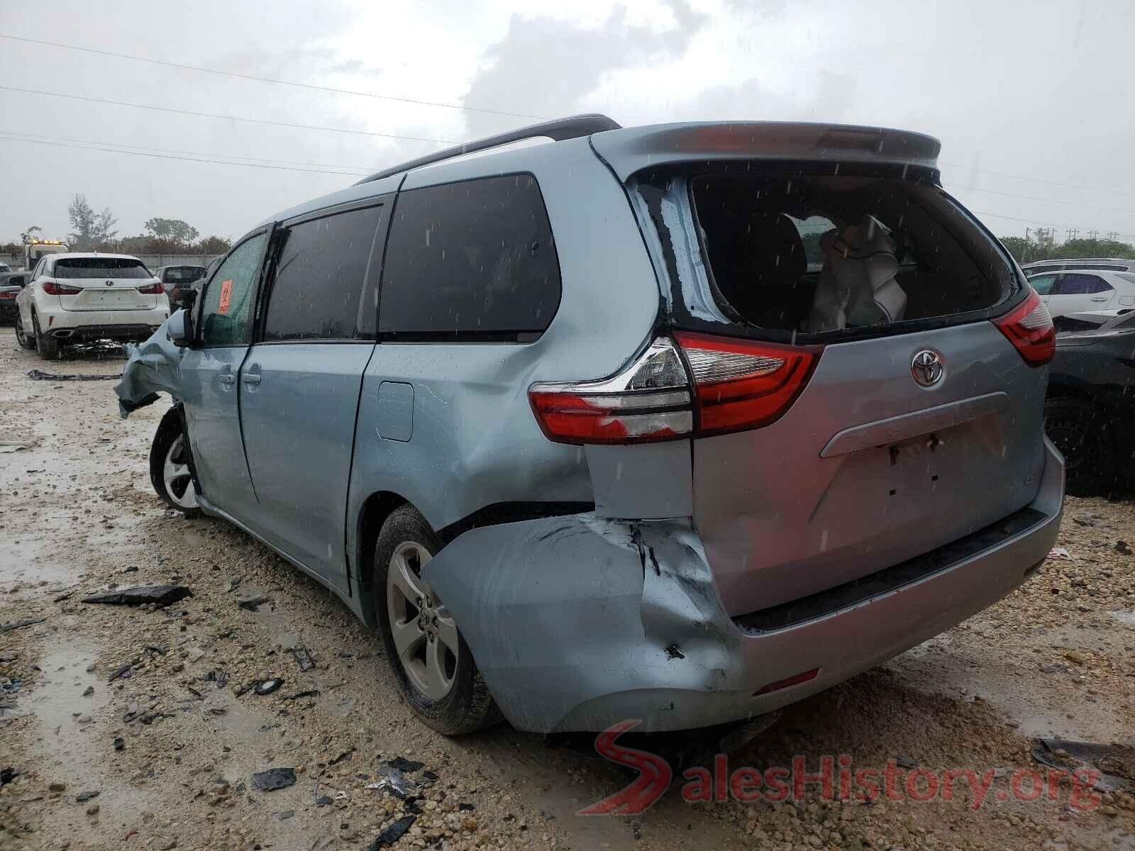 5TDKZ3DC4HS845494 2017 TOYOTA SIENNA