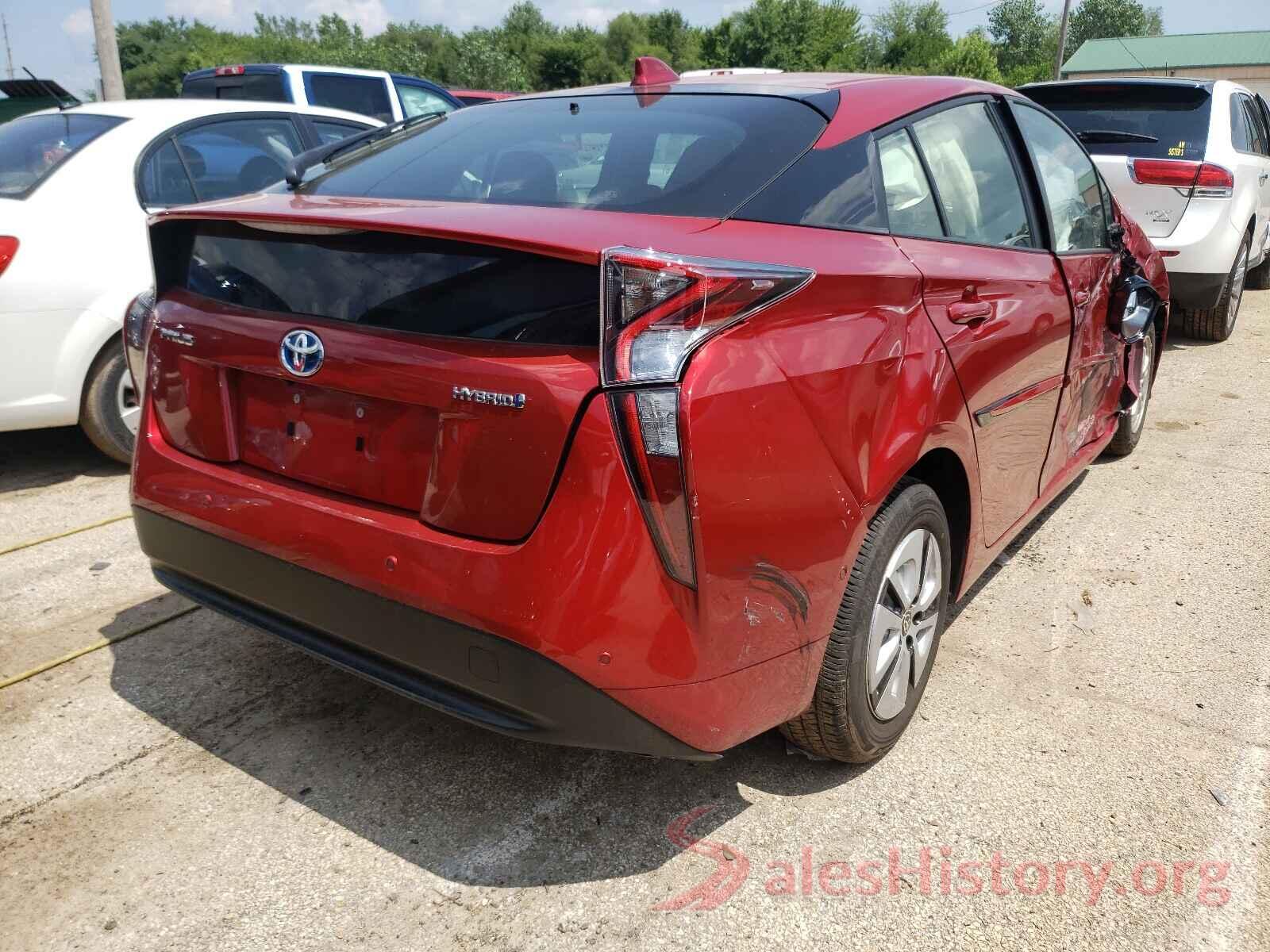 JTDKARFU4J3067740 2018 TOYOTA PRIUS