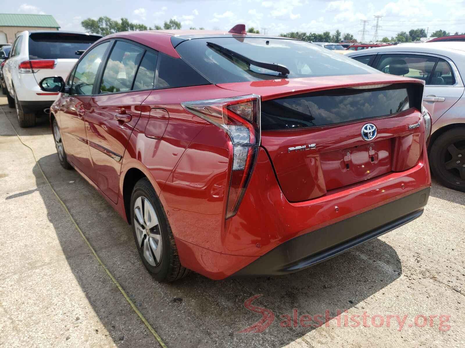 JTDKARFU4J3067740 2018 TOYOTA PRIUS