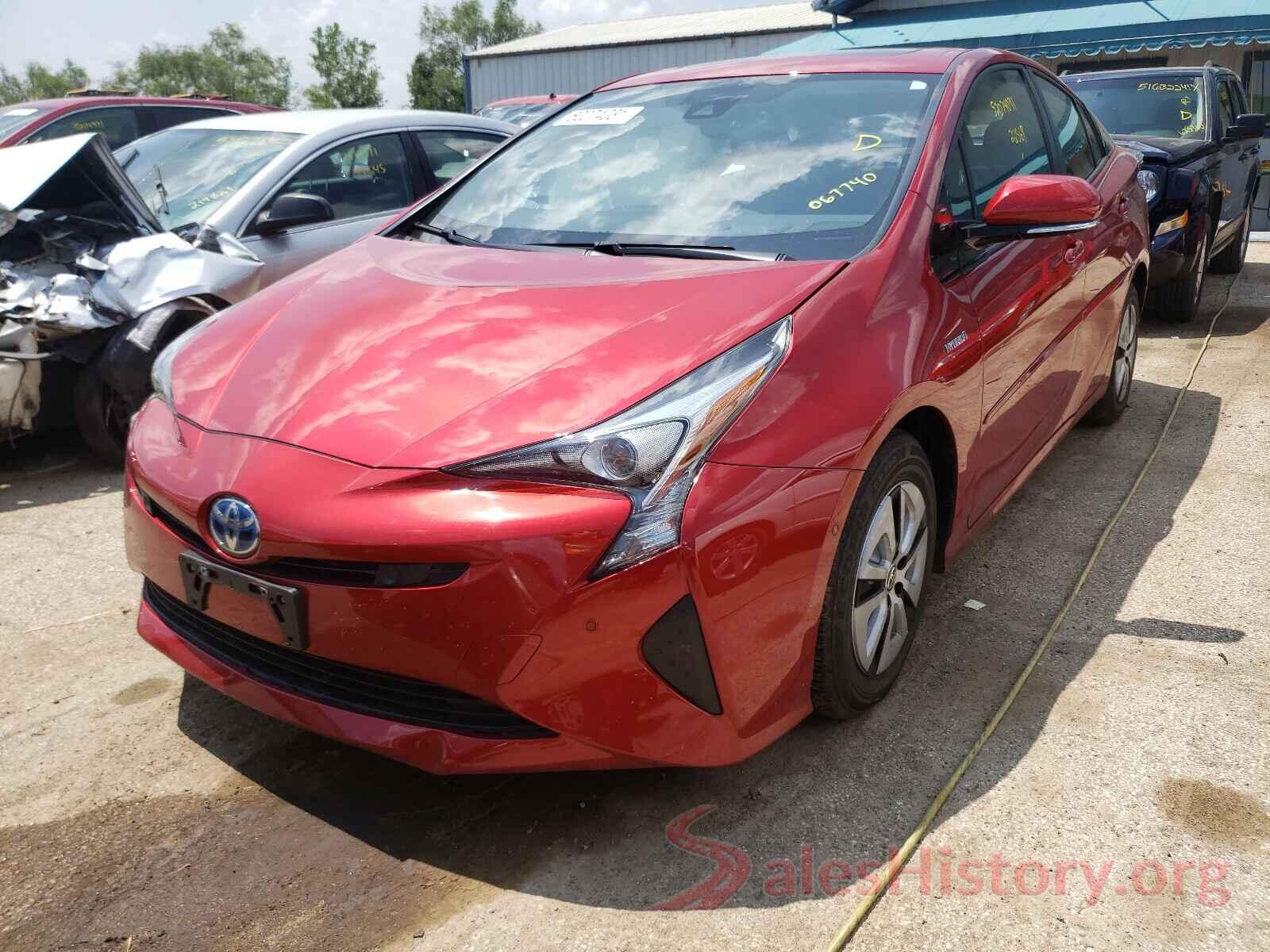 JTDKARFU4J3067740 2018 TOYOTA PRIUS