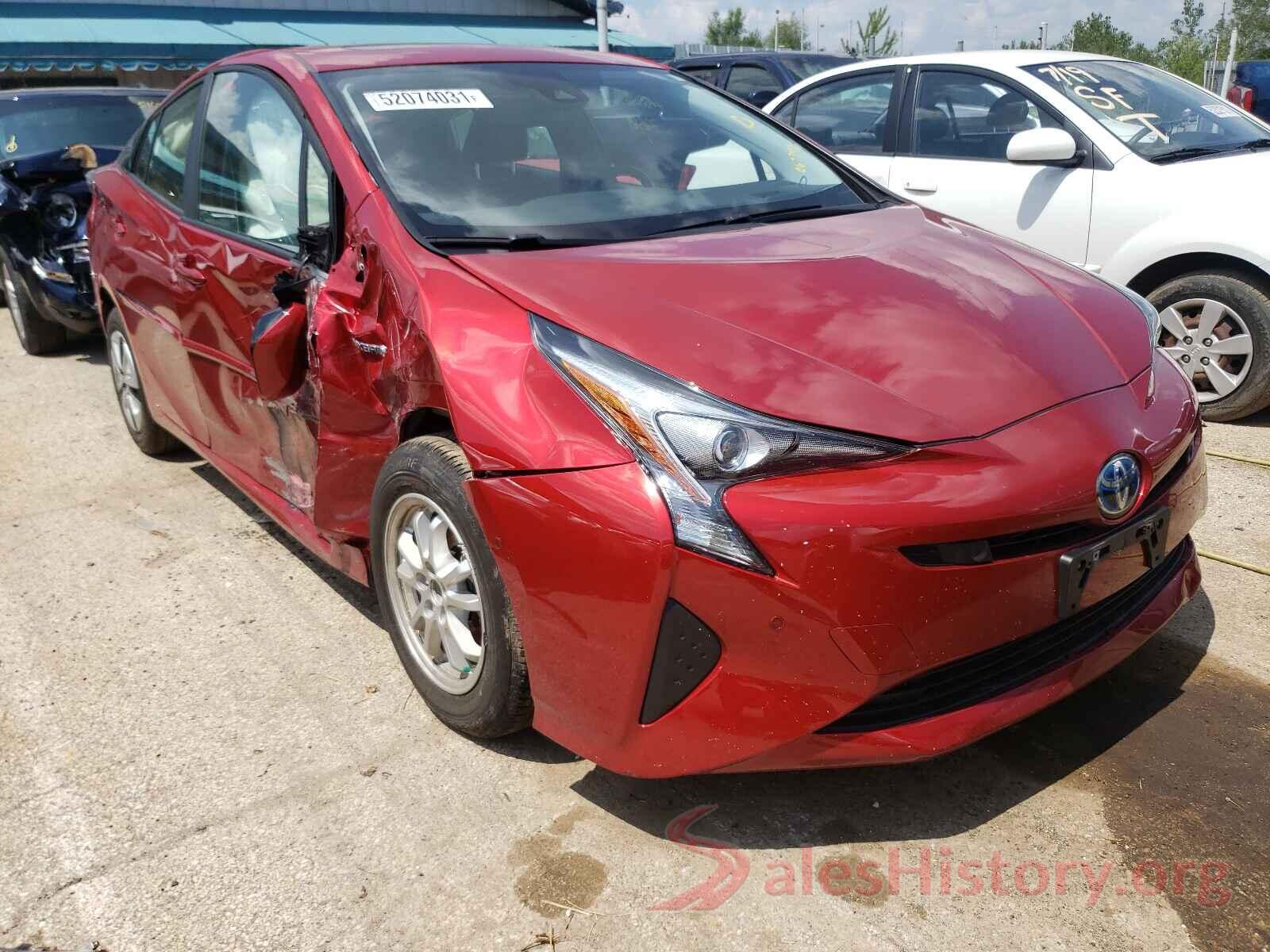 JTDKARFU4J3067740 2018 TOYOTA PRIUS