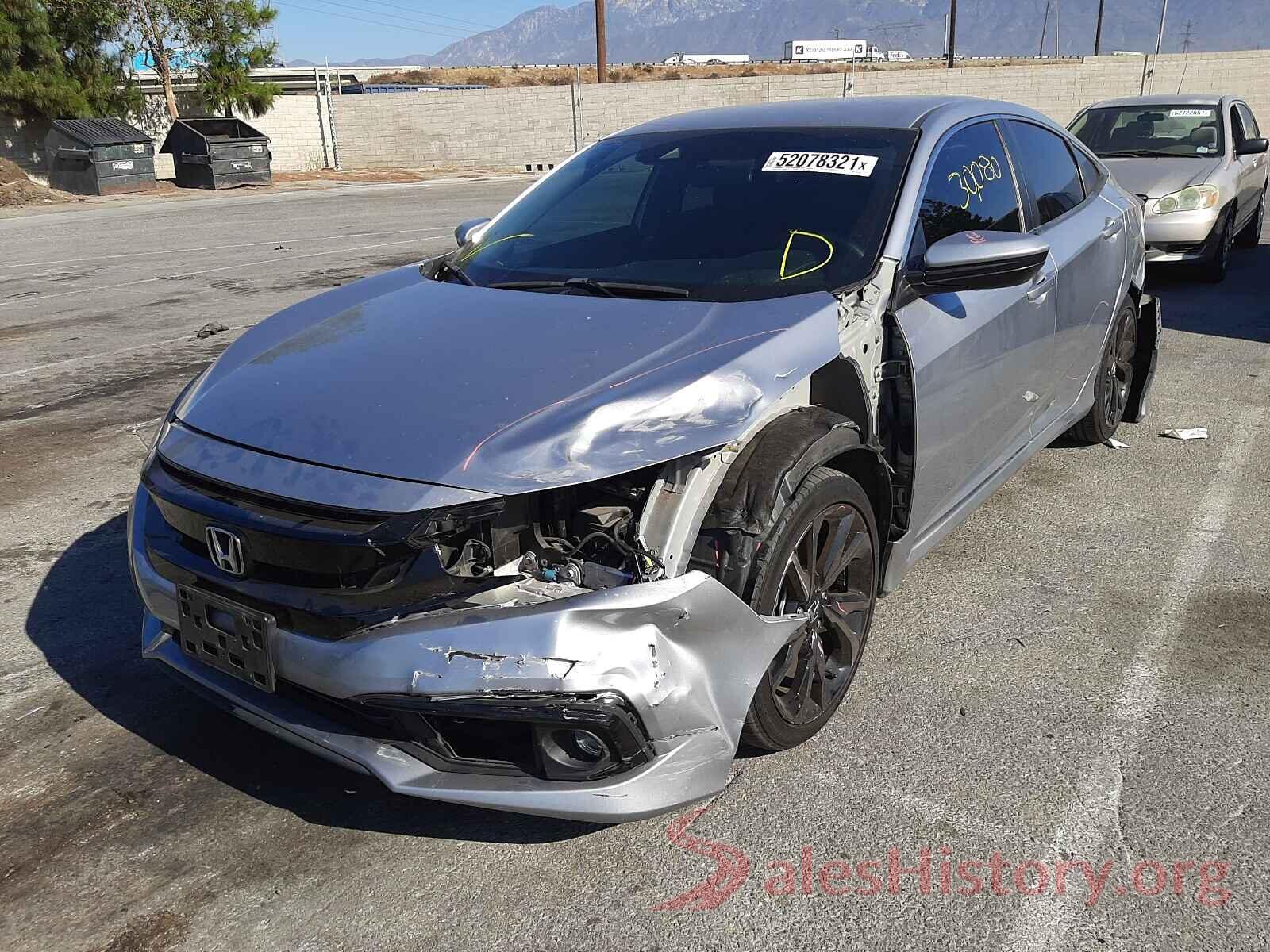 2HGFC2F87KH512784 2019 HONDA CIVIC