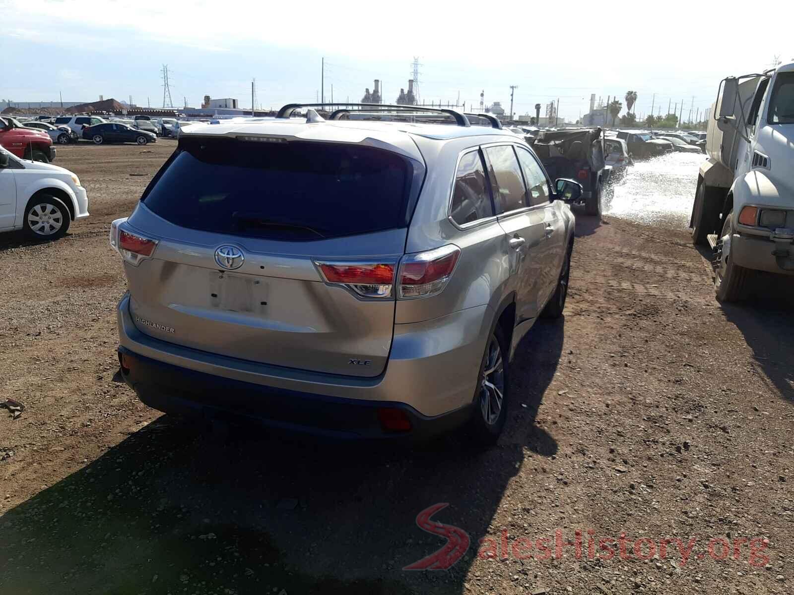 5TDKKRFH3GS146338 2016 TOYOTA HIGHLANDER