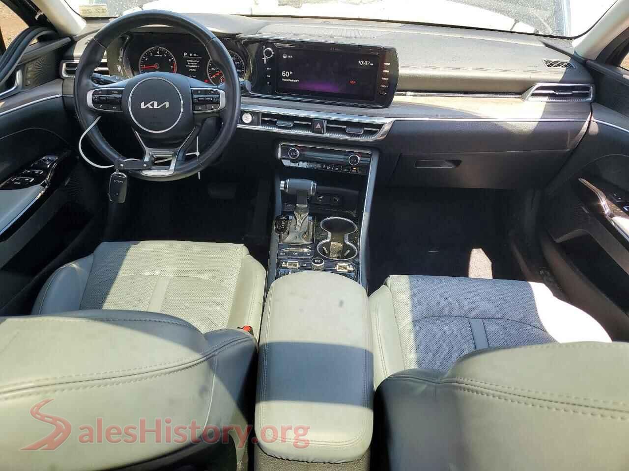 2022 KIA K5 VIN 5XXG34J21NG126287, interior dashboard
