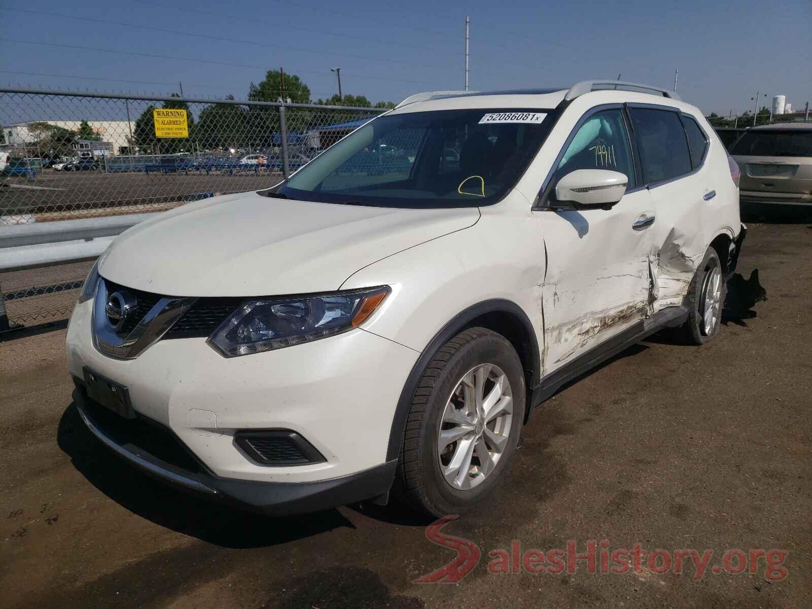 5N1AT2MV4GC838596 2016 NISSAN ROGUE