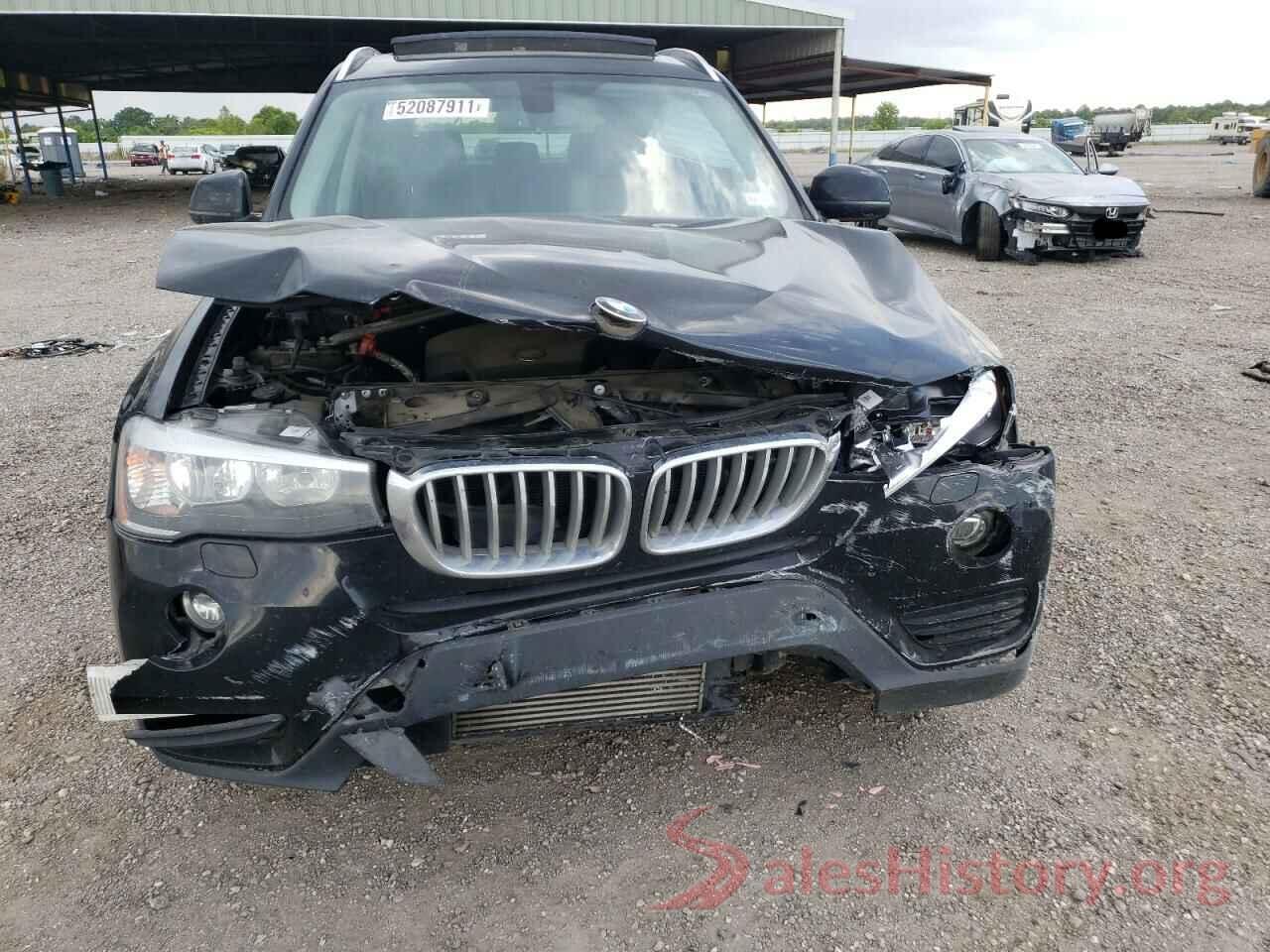 5UXWZ7C30H0X40169 2017 BMW X3