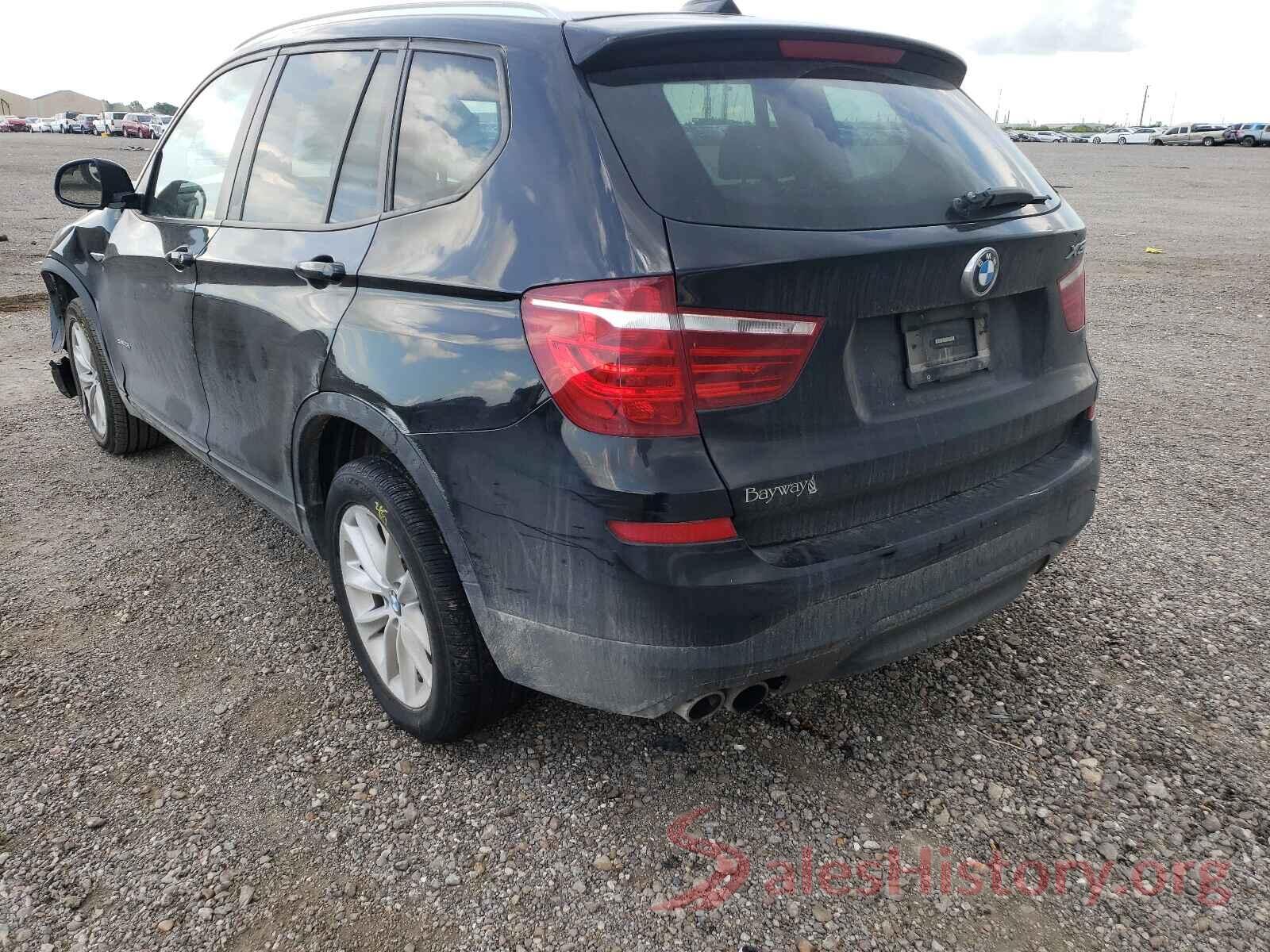 5UXWZ7C30H0X40169 2017 BMW X3