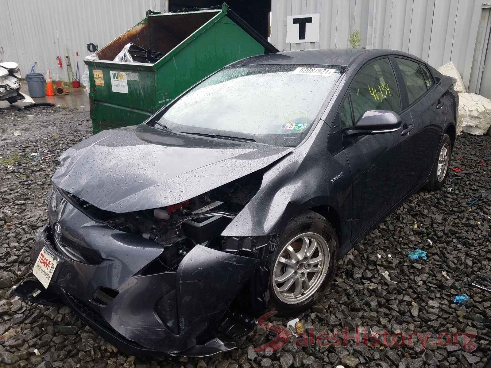 JTDKBRFU6G3021865 2016 TOYOTA PRIUS