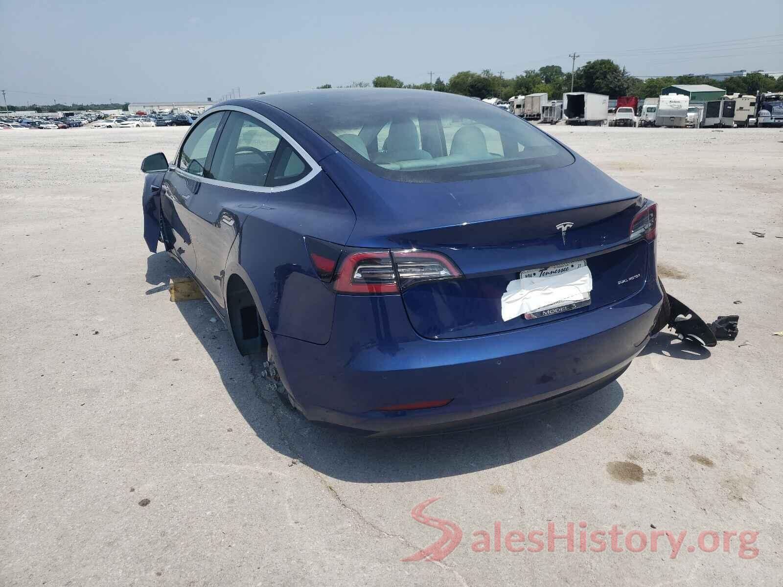 5YJ3E1EB5LF791274 2020 TESLA MODEL 3