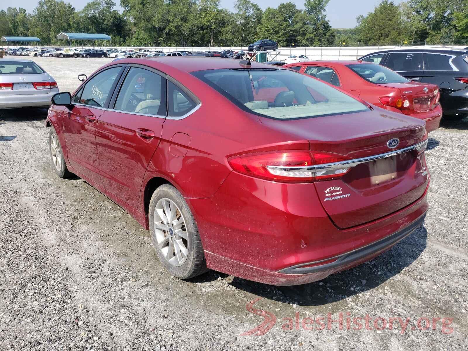 3FA6P0HD0HR371917 2017 FORD FUSION