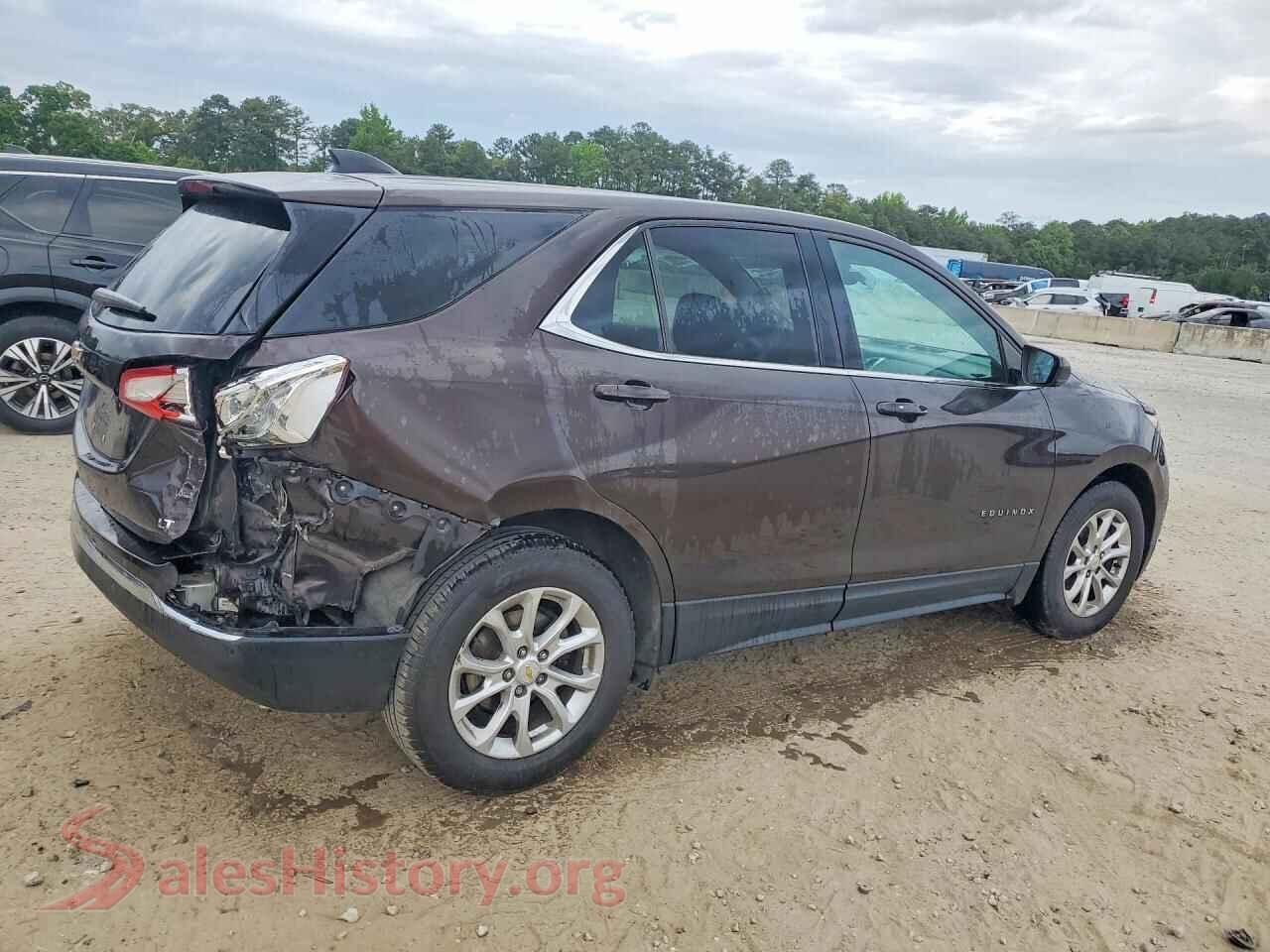 2020 CHEVROLET EQUINOX VIN 2GNAXJEV7L6157053, right side view