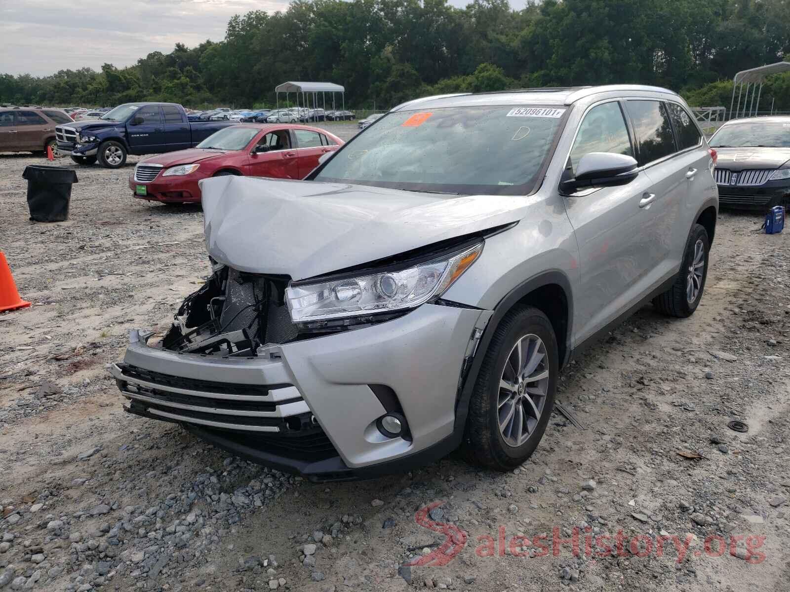 5TDKZRFH9KS321082 2019 TOYOTA HIGHLANDER