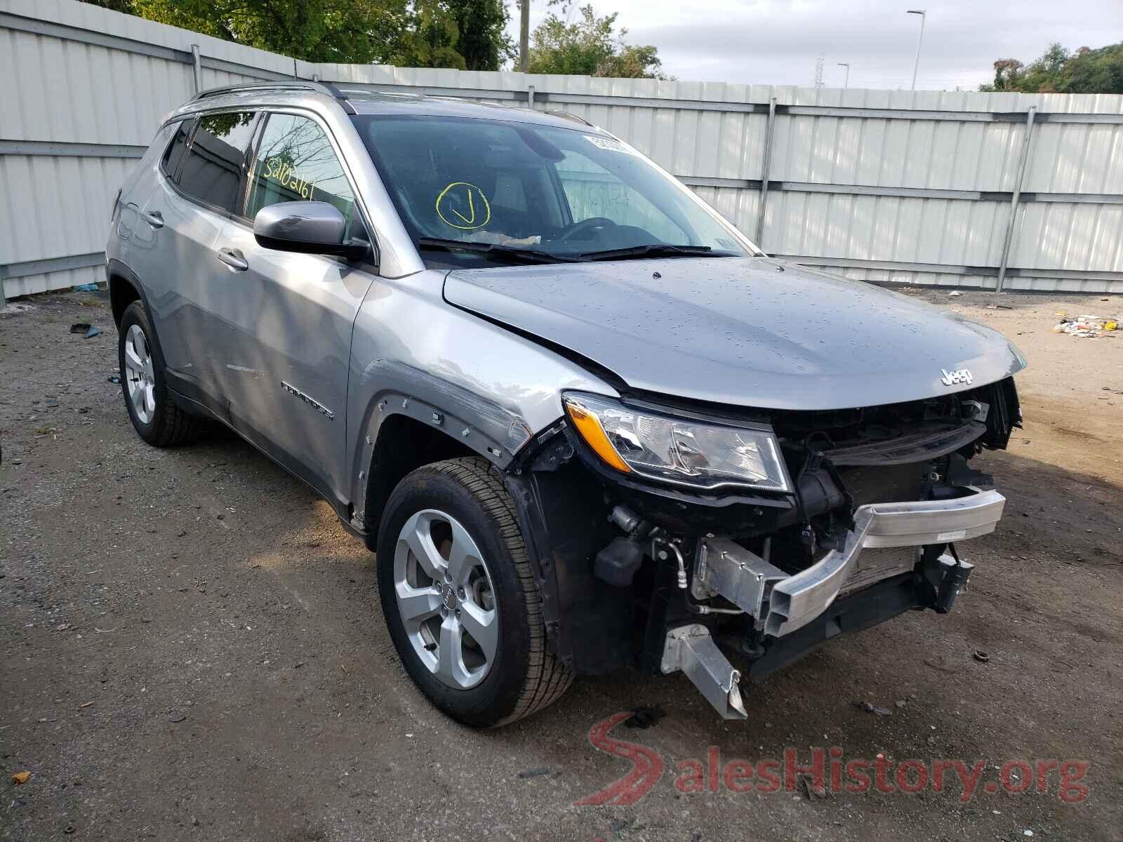 3C4NJDBB0KT849656 2019 JEEP COMPASS