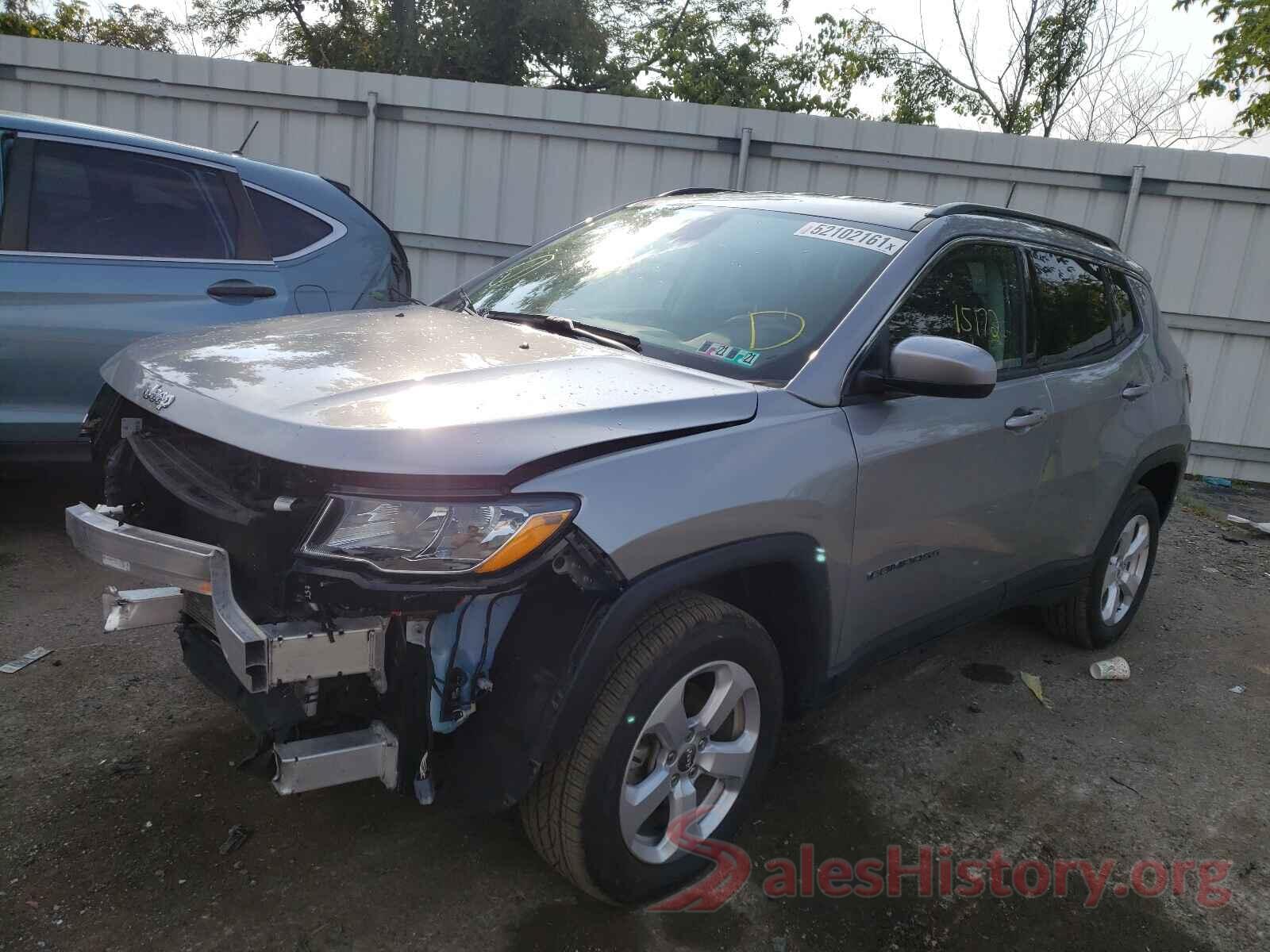 3C4NJDBB0KT849656 2019 JEEP COMPASS