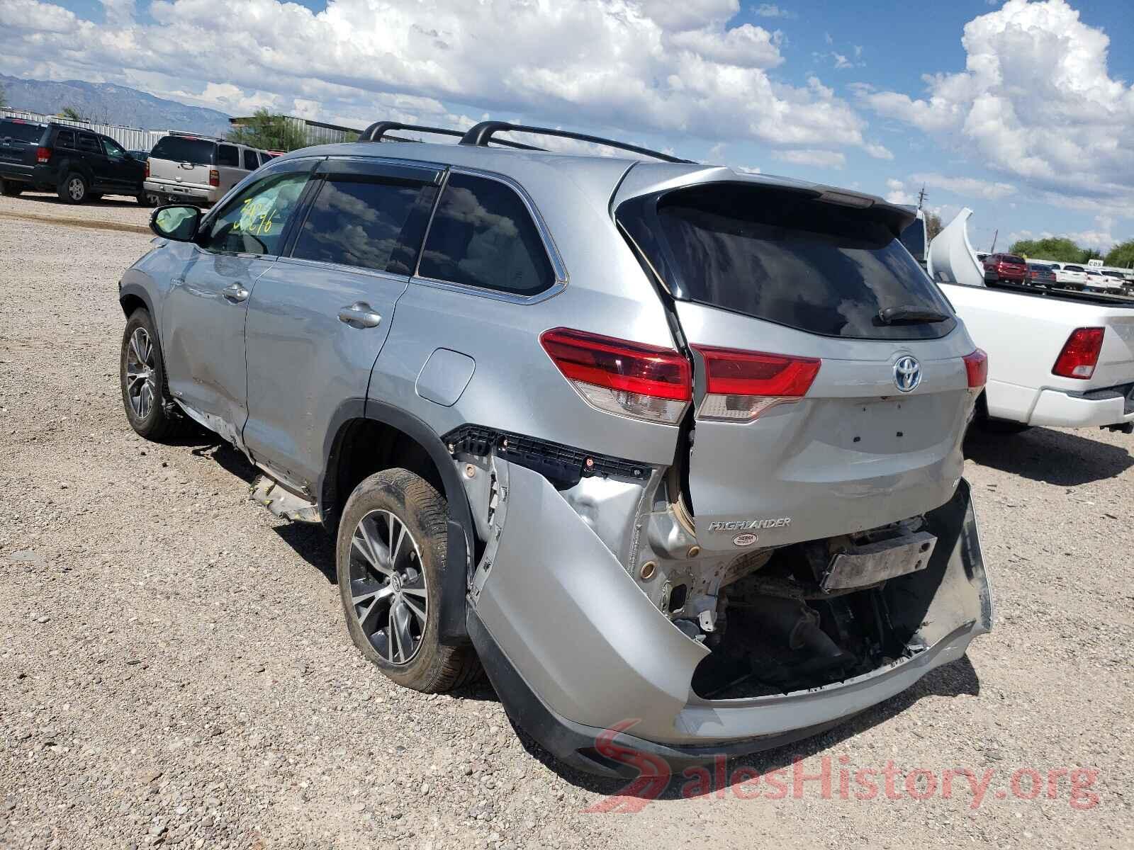 5TDBGRFH1KS052792 2019 TOYOTA HIGHLANDER