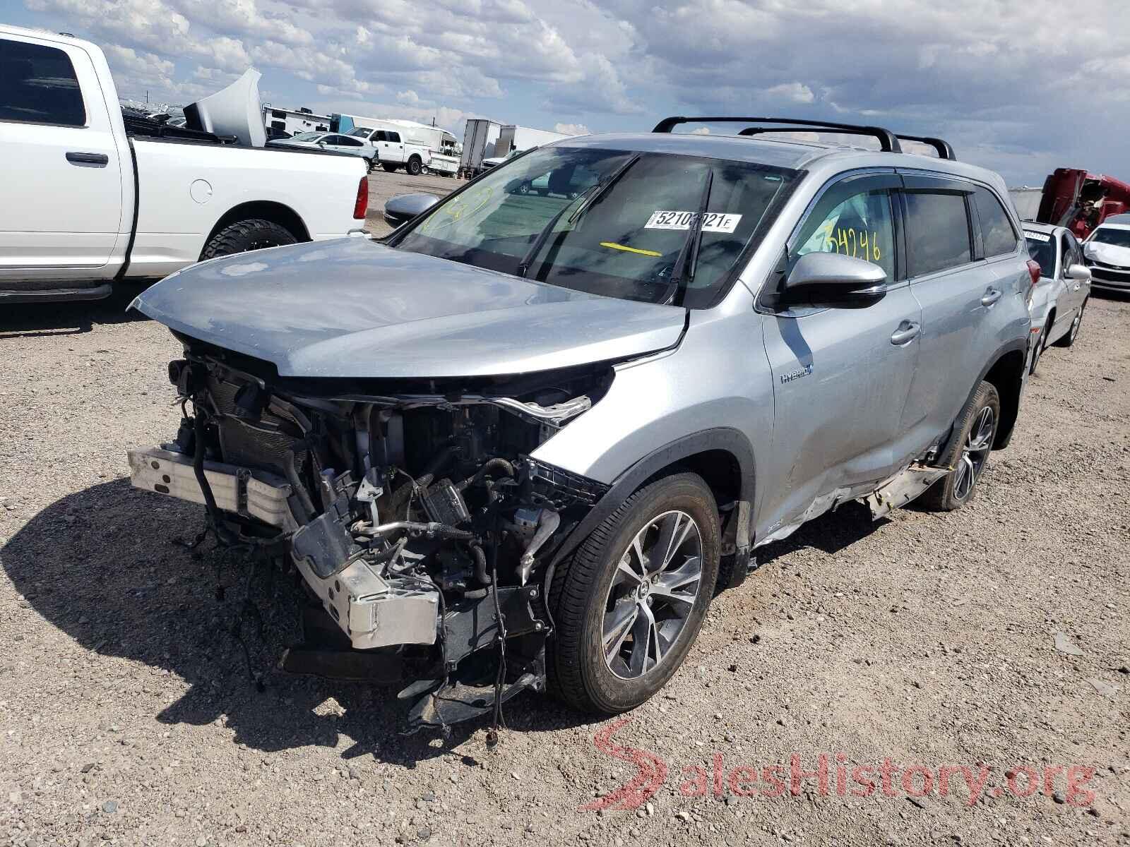 5TDBGRFH1KS052792 2019 TOYOTA HIGHLANDER