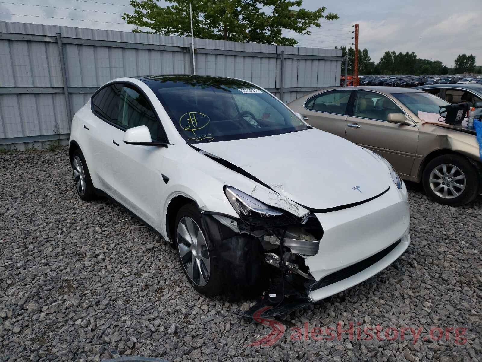 5YJYGDEE9MF184890 2021 TESLA MODEL Y