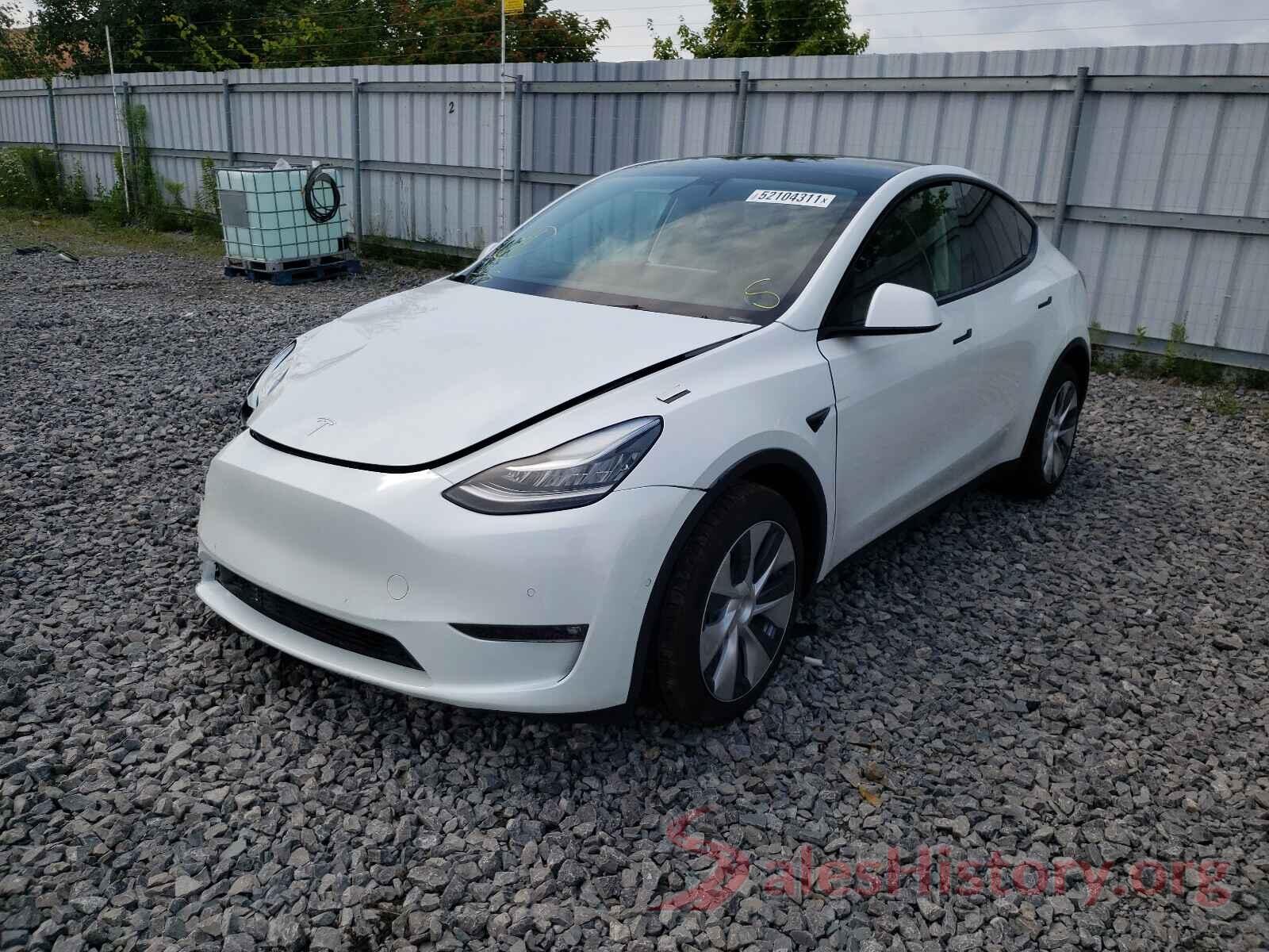 5YJYGDEE9MF184890 2021 TESLA MODEL Y