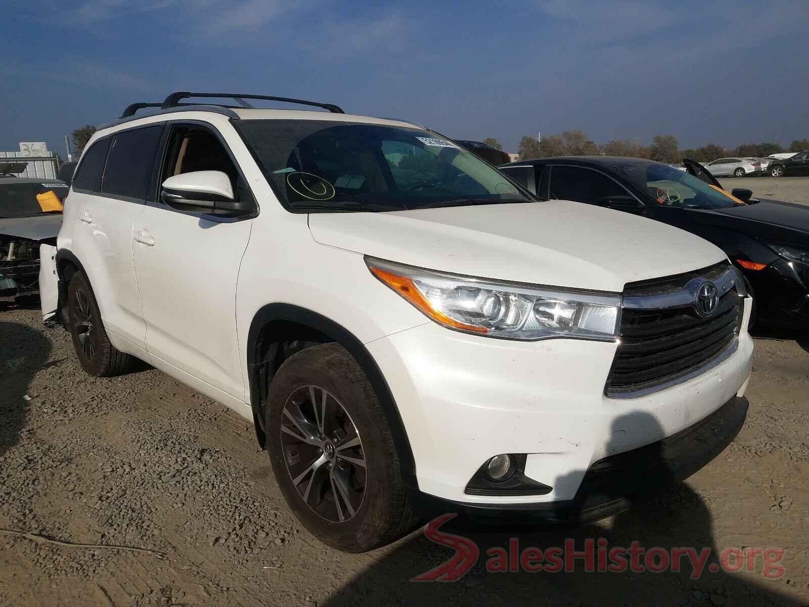 5TDJKRFH7GS320052 2016 TOYOTA HIGHLANDER