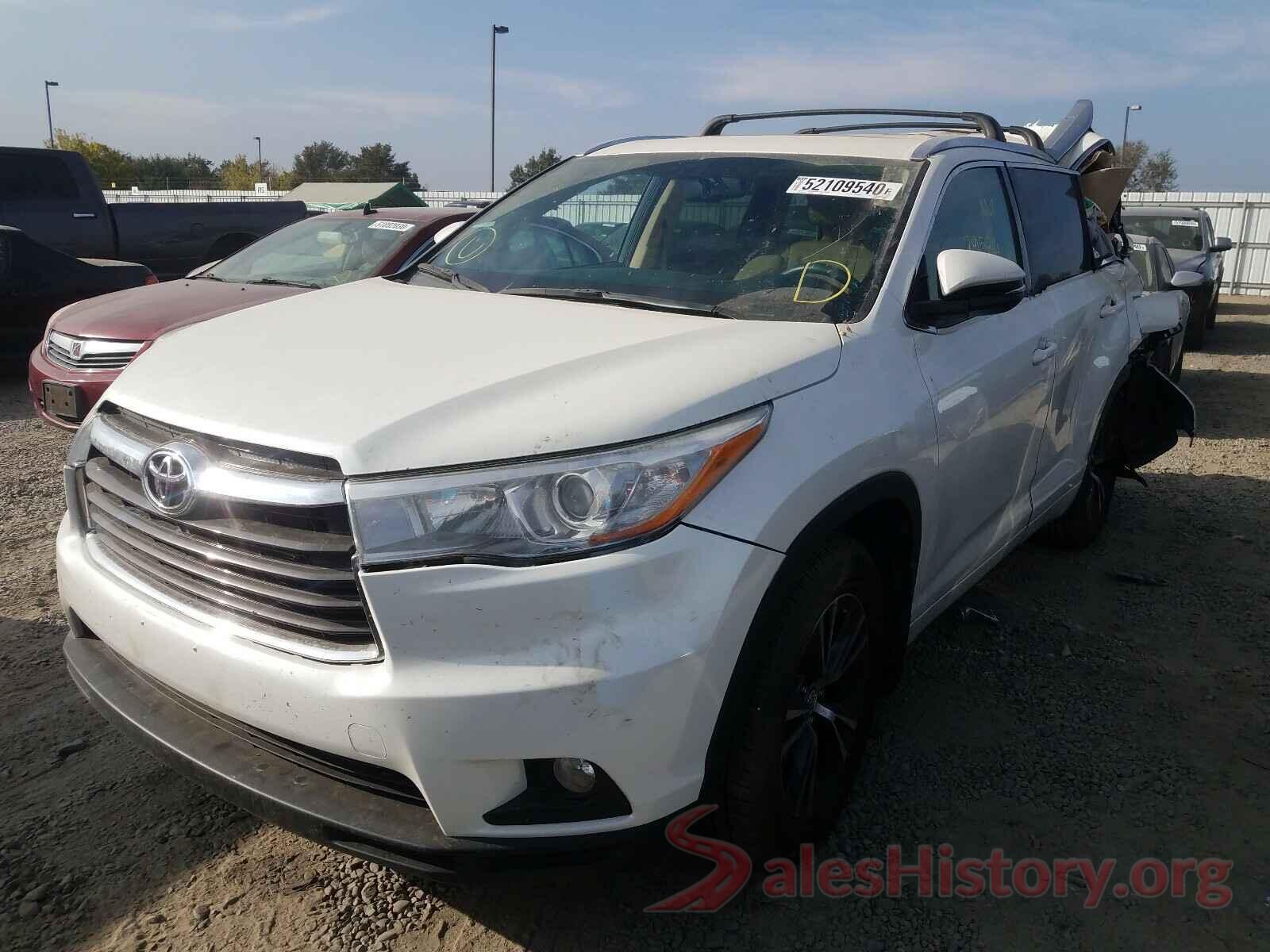 5TDJKRFH7GS320052 2016 TOYOTA HIGHLANDER