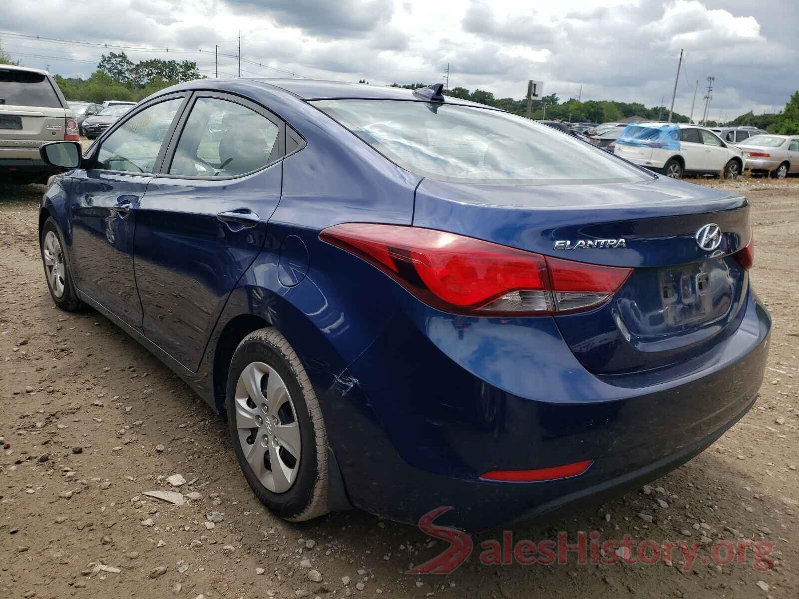 5NPDH4AE4GH685225 2016 HYUNDAI ELANTRA