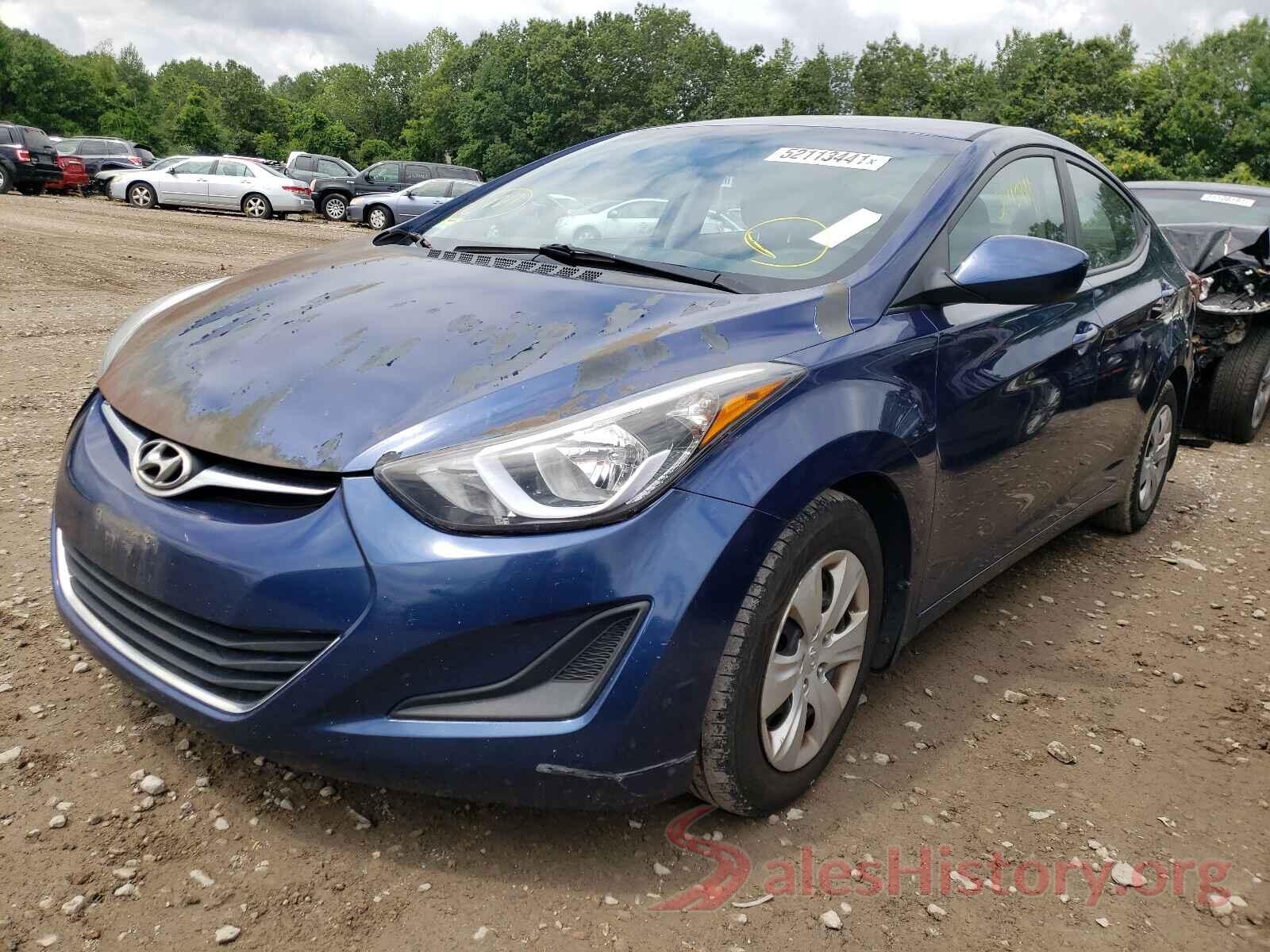 5NPDH4AE4GH685225 2016 HYUNDAI ELANTRA