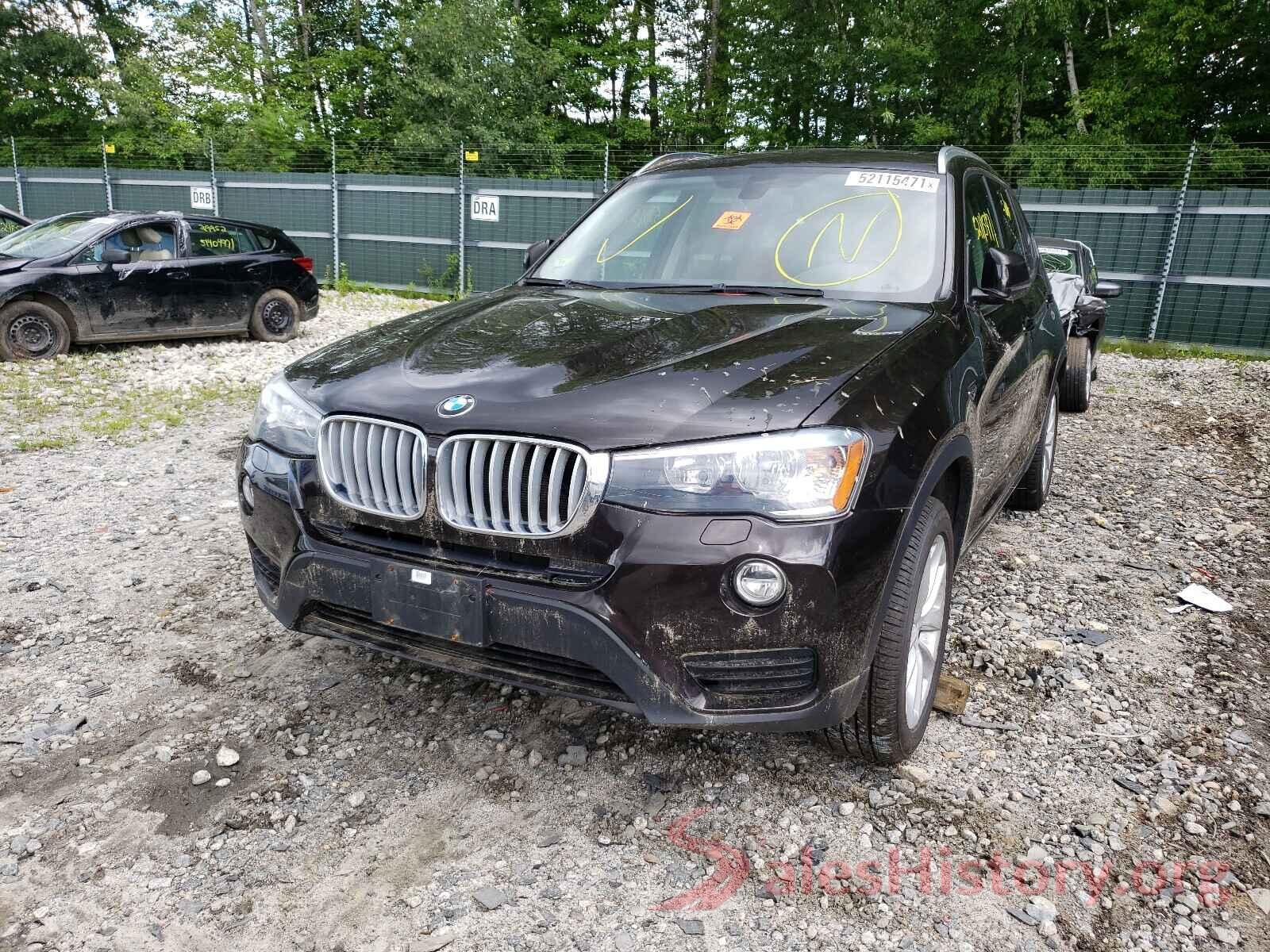 5UXWX9C53G0D75801 2016 BMW X3