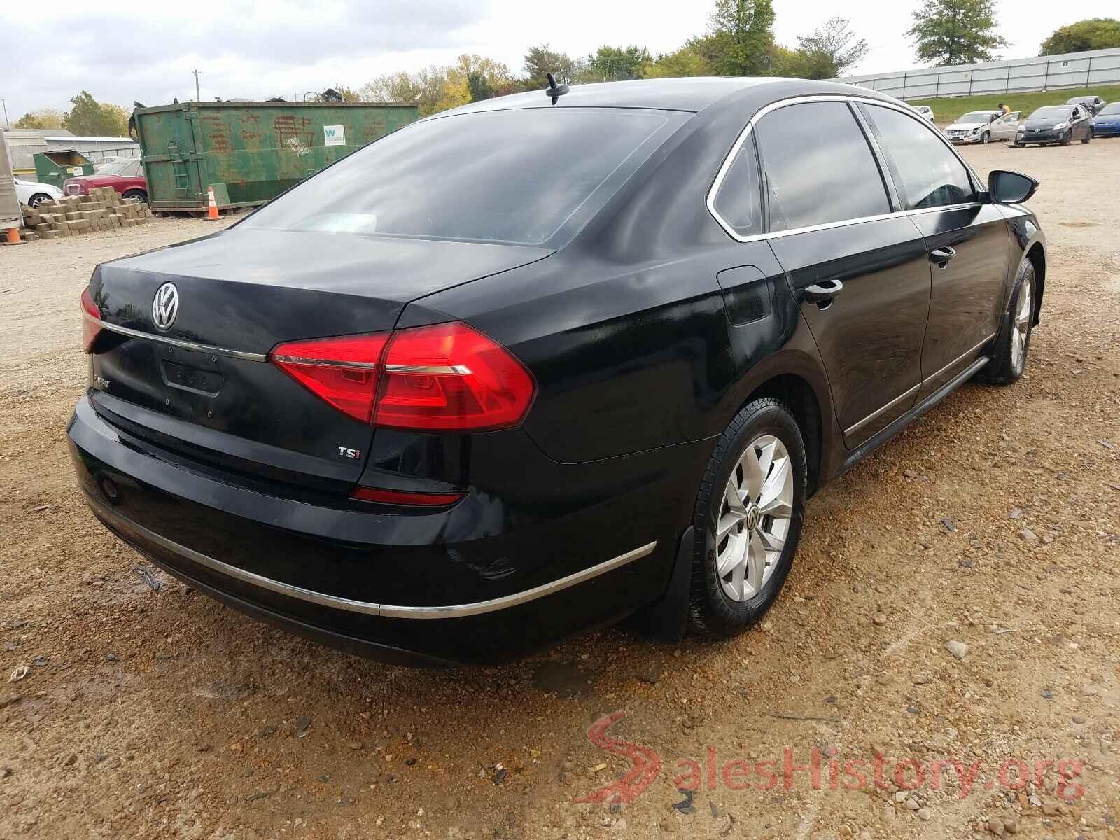 1VWAS7A33GC036707 2016 VOLKSWAGEN PASSAT