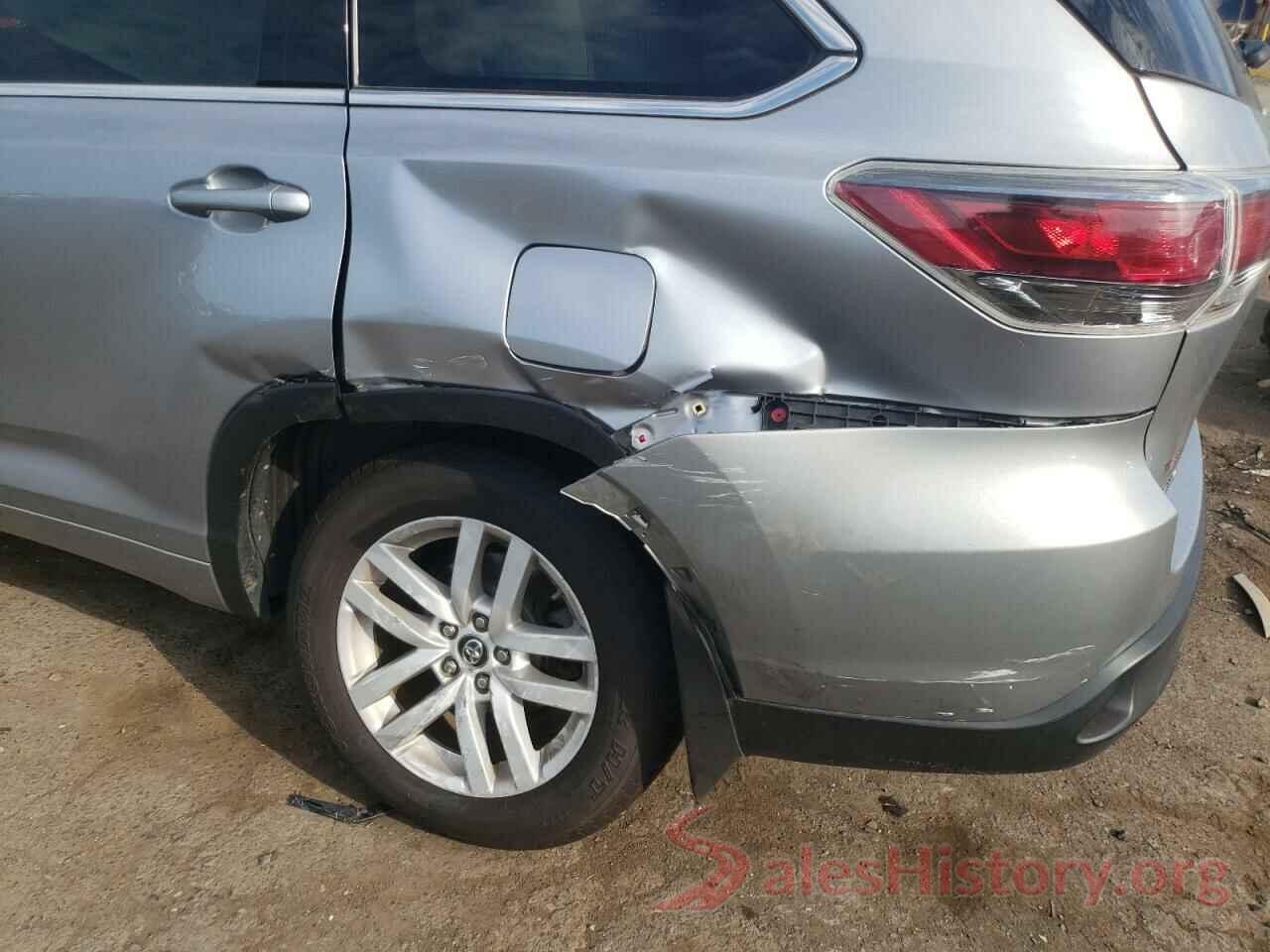 5TDBKRFH8GS355493 2016 TOYOTA HIGHLANDER