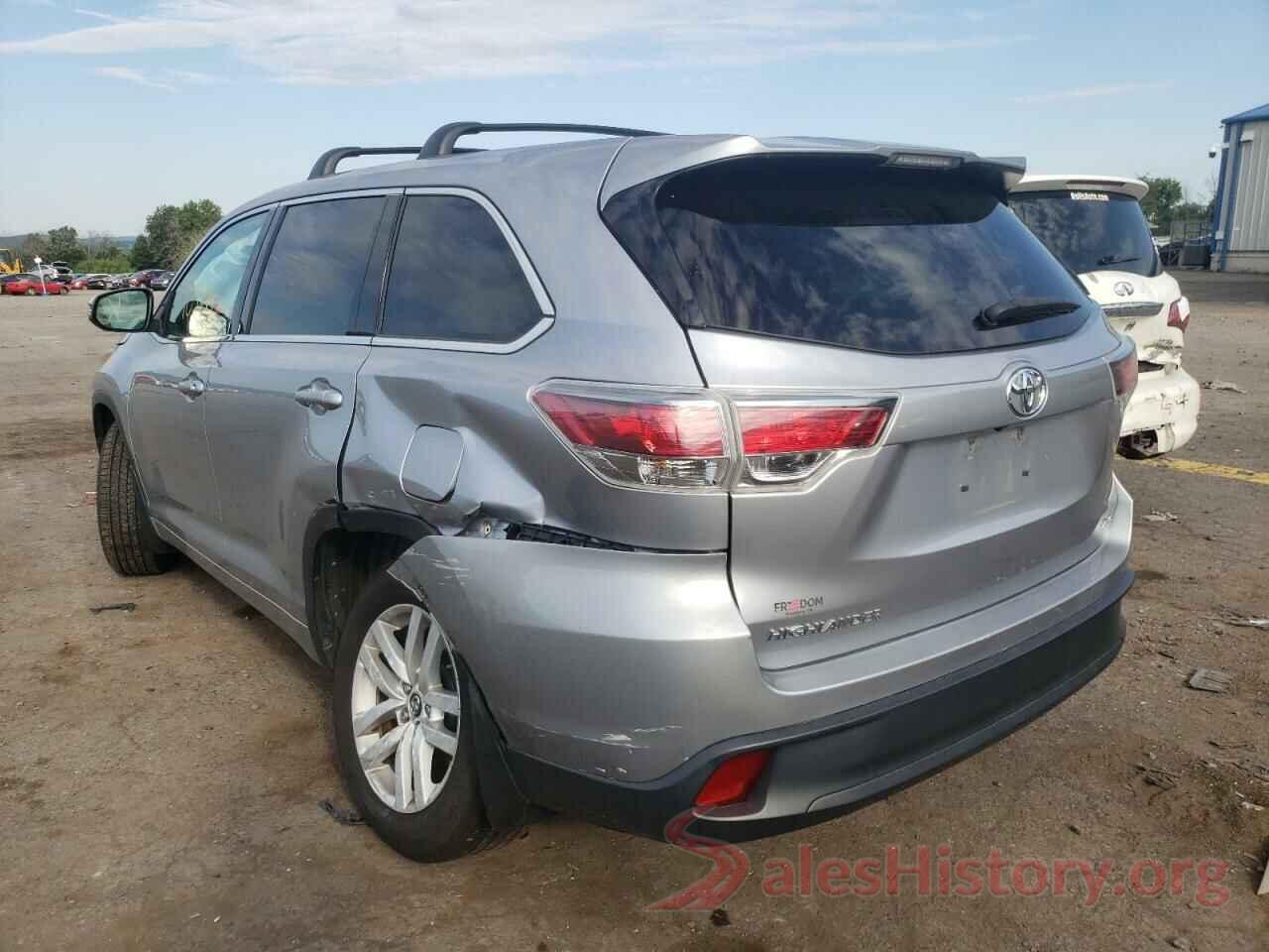 5TDBKRFH8GS355493 2016 TOYOTA HIGHLANDER