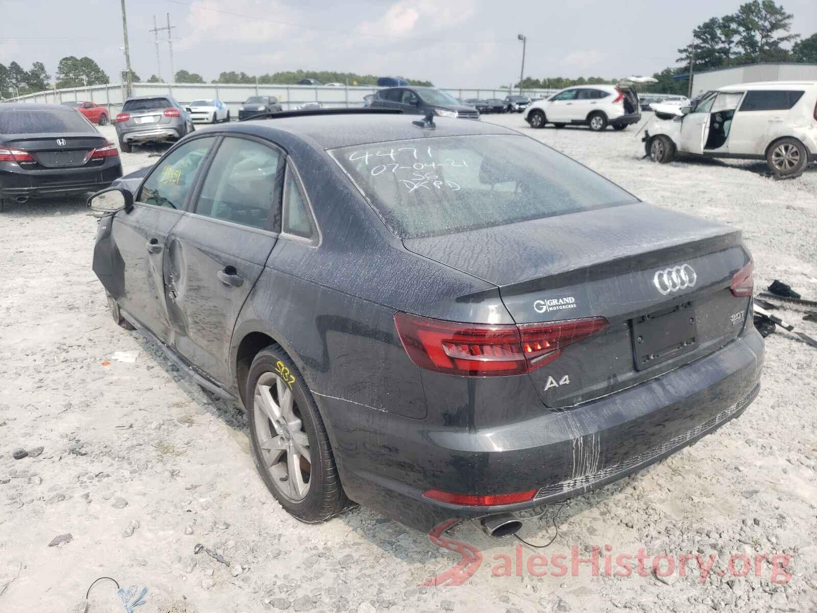 WAUDNAF45JA124471 2018 AUDI A4