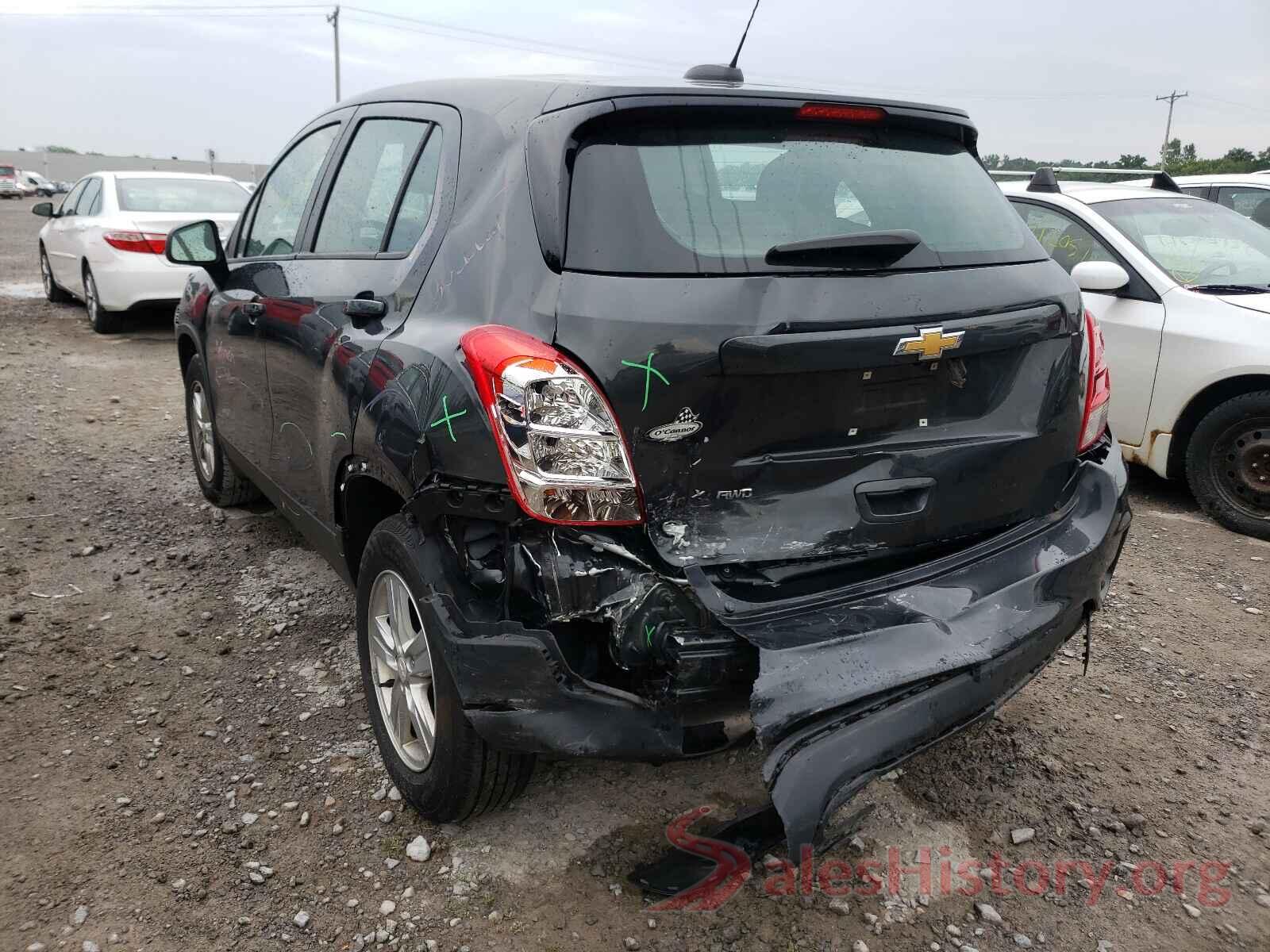 3GNCJNSB2KL151652 2019 CHEVROLET TRAX