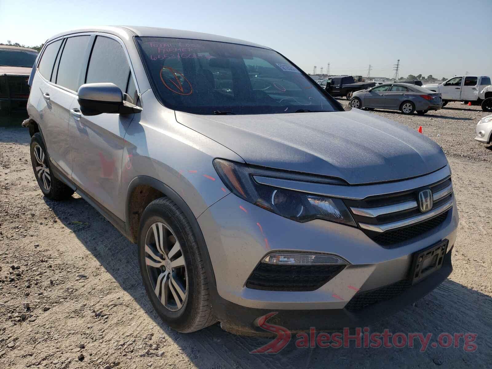 5FNYF6H64GB091749 2016 HONDA PILOT