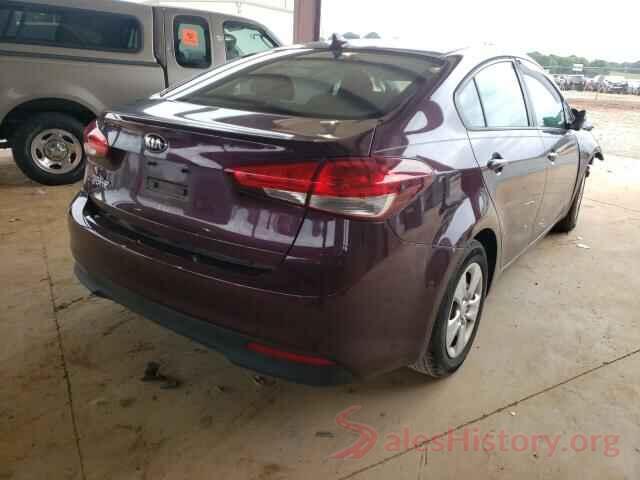 3KPFK4A7XHE014336 2017 KIA FORTE