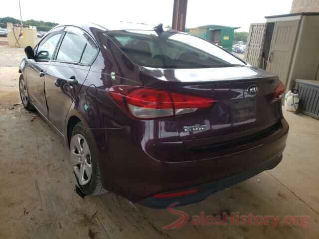 3KPFK4A7XHE014336 2017 KIA FORTE