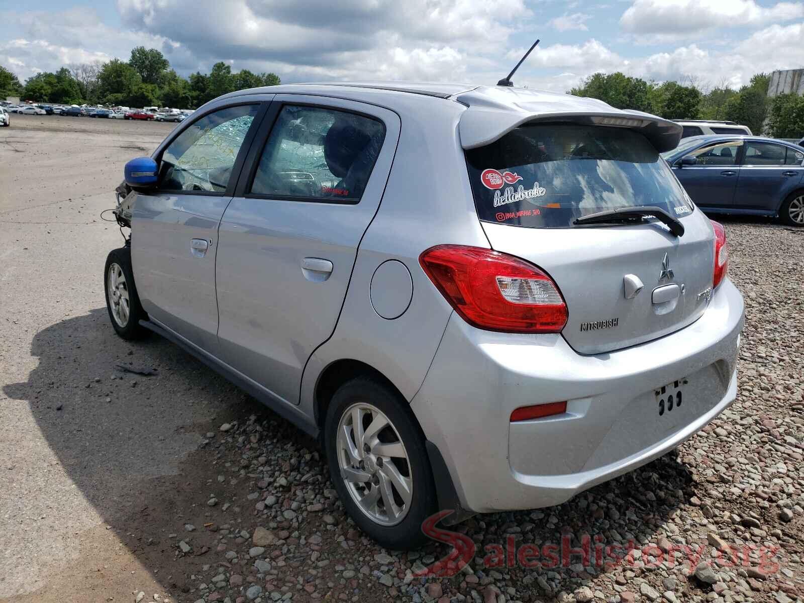 ML32A4HJ0KH010397 2019 MITSUBISHI MIRAGE