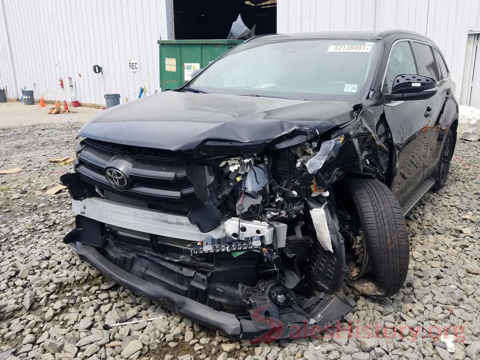 5TDJZRFH6KS704893 2019 TOYOTA HIGHLANDER